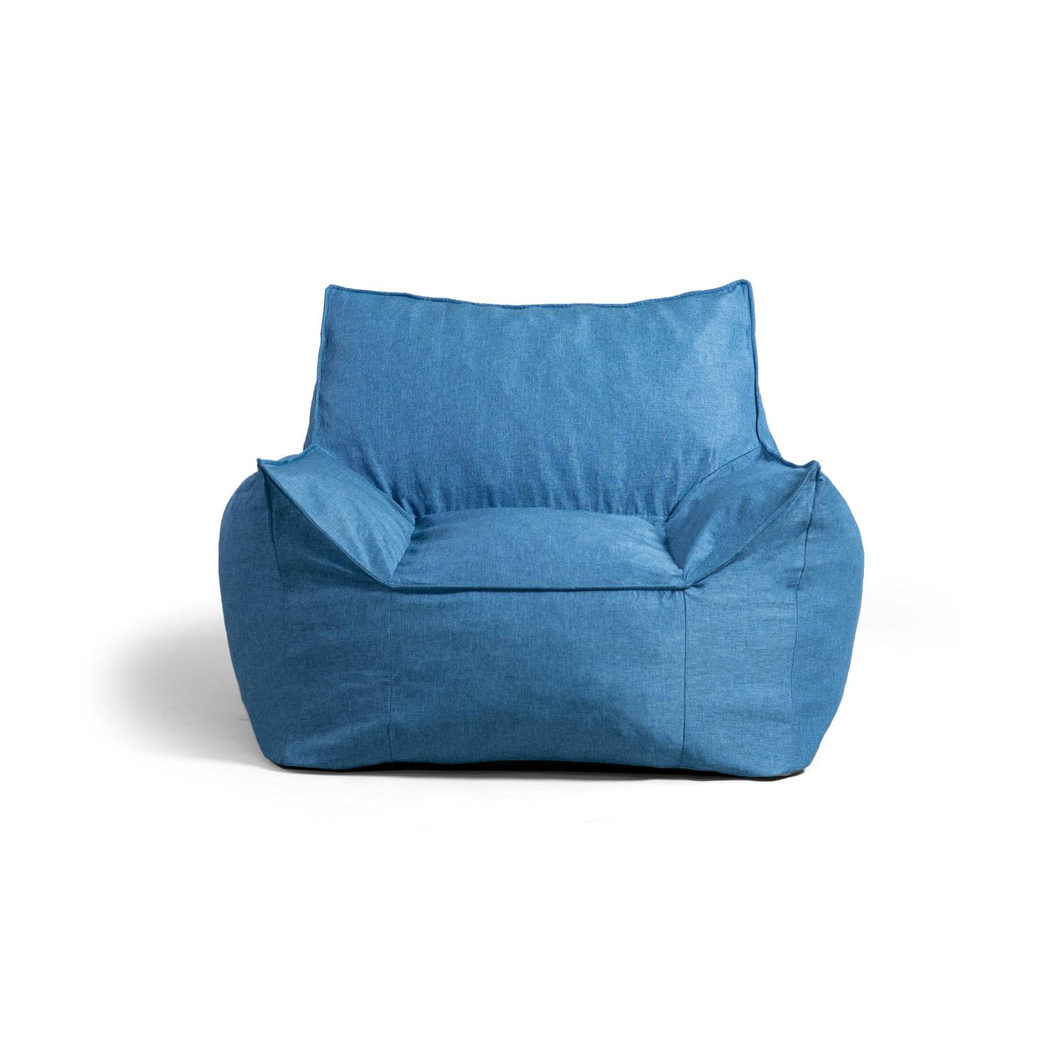 Imperial Lounger Bean Bag Chair, Union 4ft, Pacific Blue