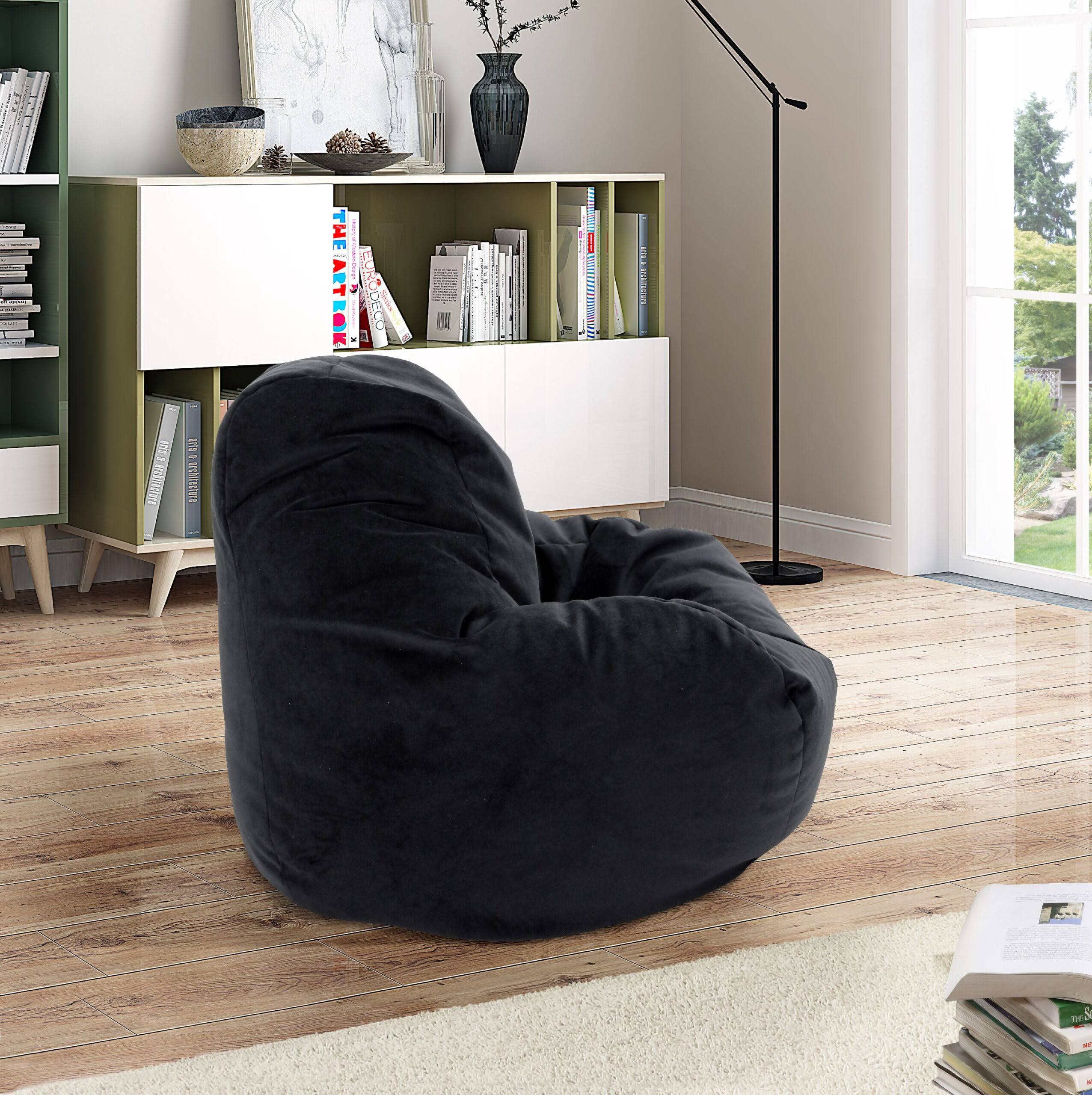 Bean Bag Chair, Black