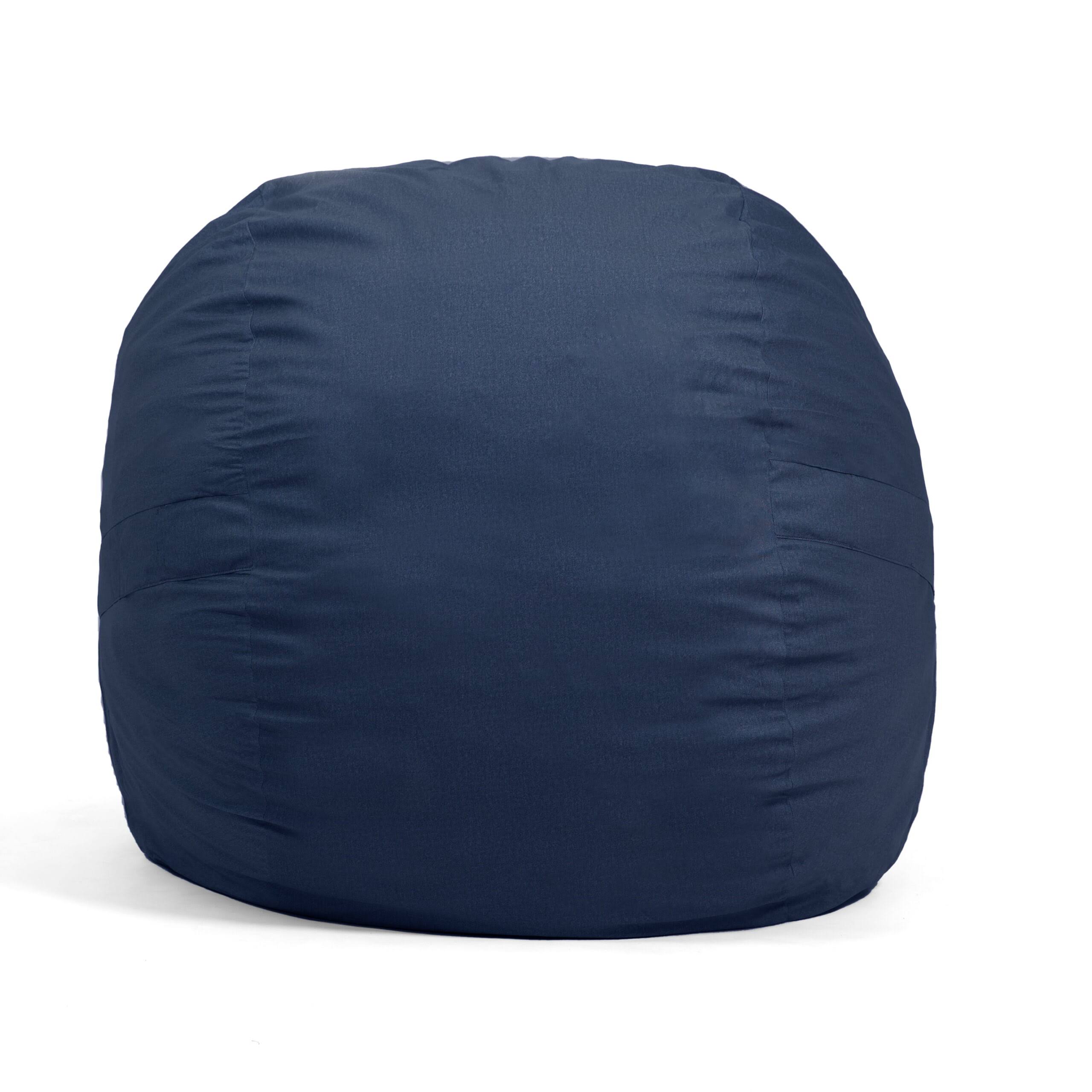 Fuf Large Bean Bag Chair, Lenox 4ft, Cobalt
