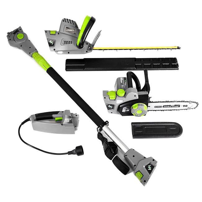CVP41810 4-in-1 corded Multi-Tool 4.5 amp Pole Hedge Trimmer/handheld hedge trimmer   7 Amp Handheld ChainSaw/pole saw