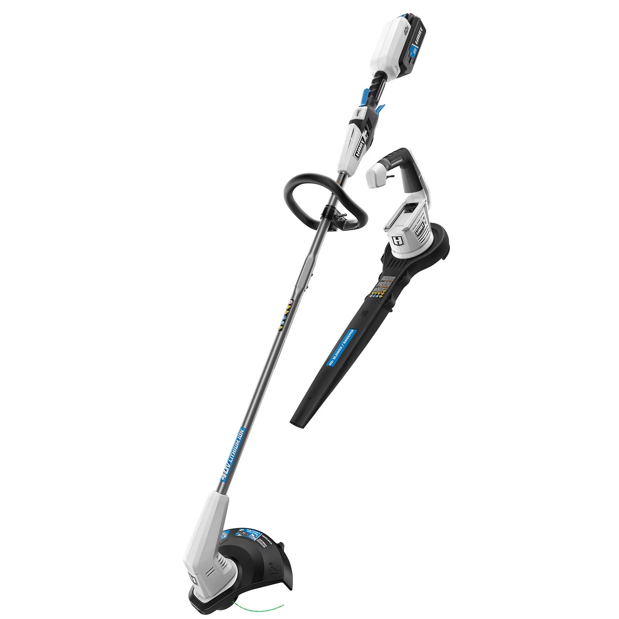 40-Volt Cordless 12-inch String Trimmer and Blower Combo