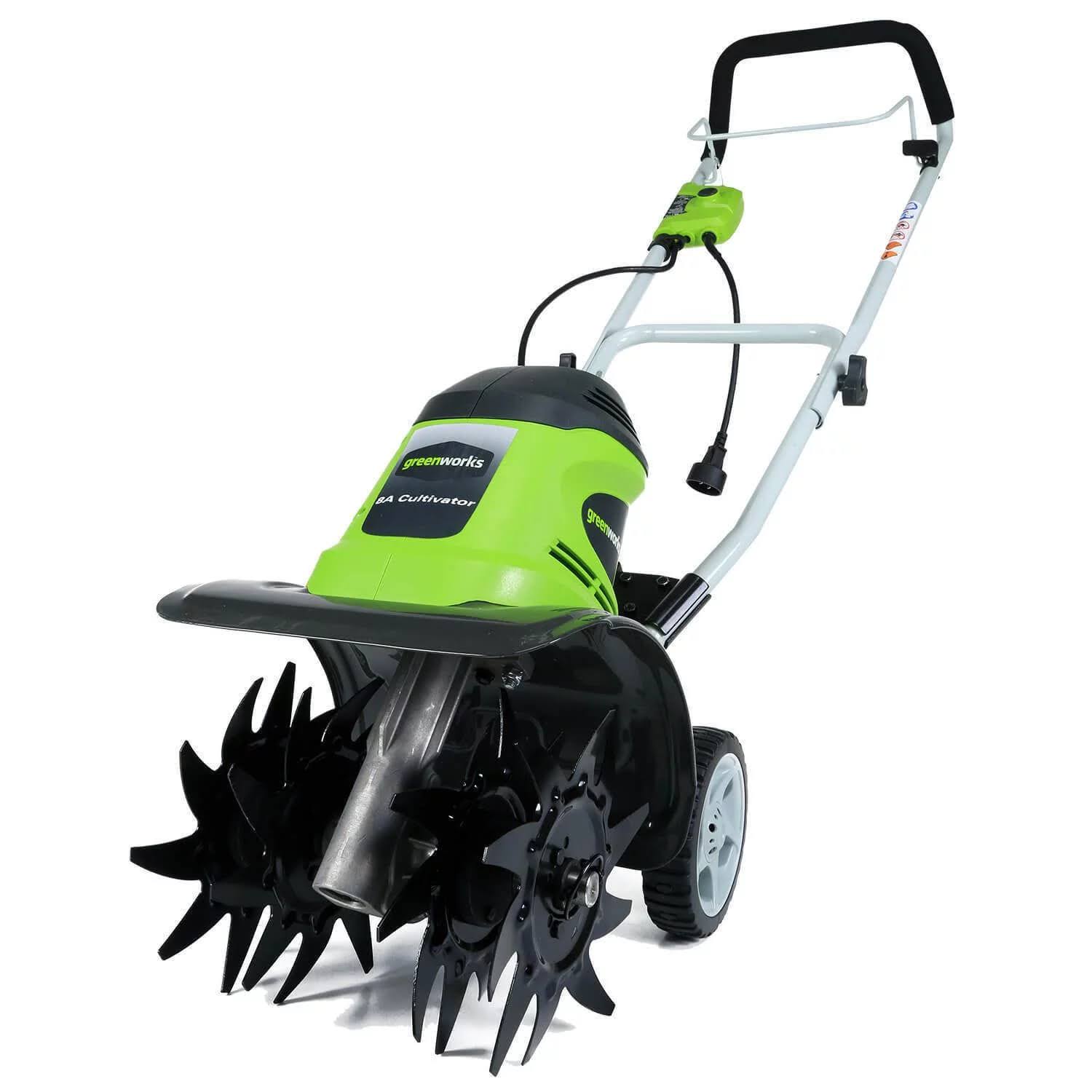 10  40 Volt Front-Tine Standard Rotating Battery Powered Walk Behind Garden Cultivator