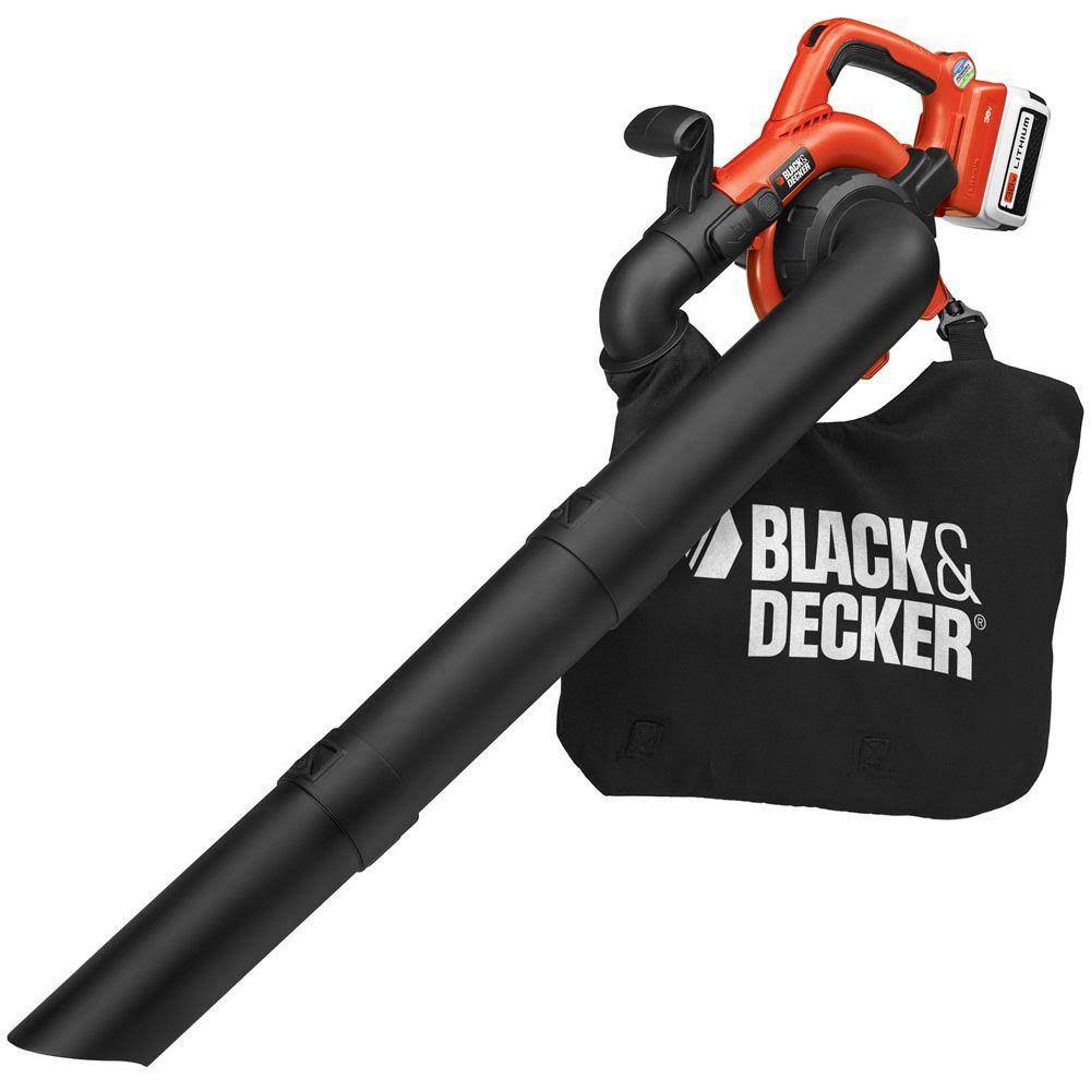 LSWV36 40V MAX 120 MPH 90 CFM Cordless Battery Powered Handheld Leaf Blower   Vacuum Kit with (1) 1.5Ah Battery   Charger