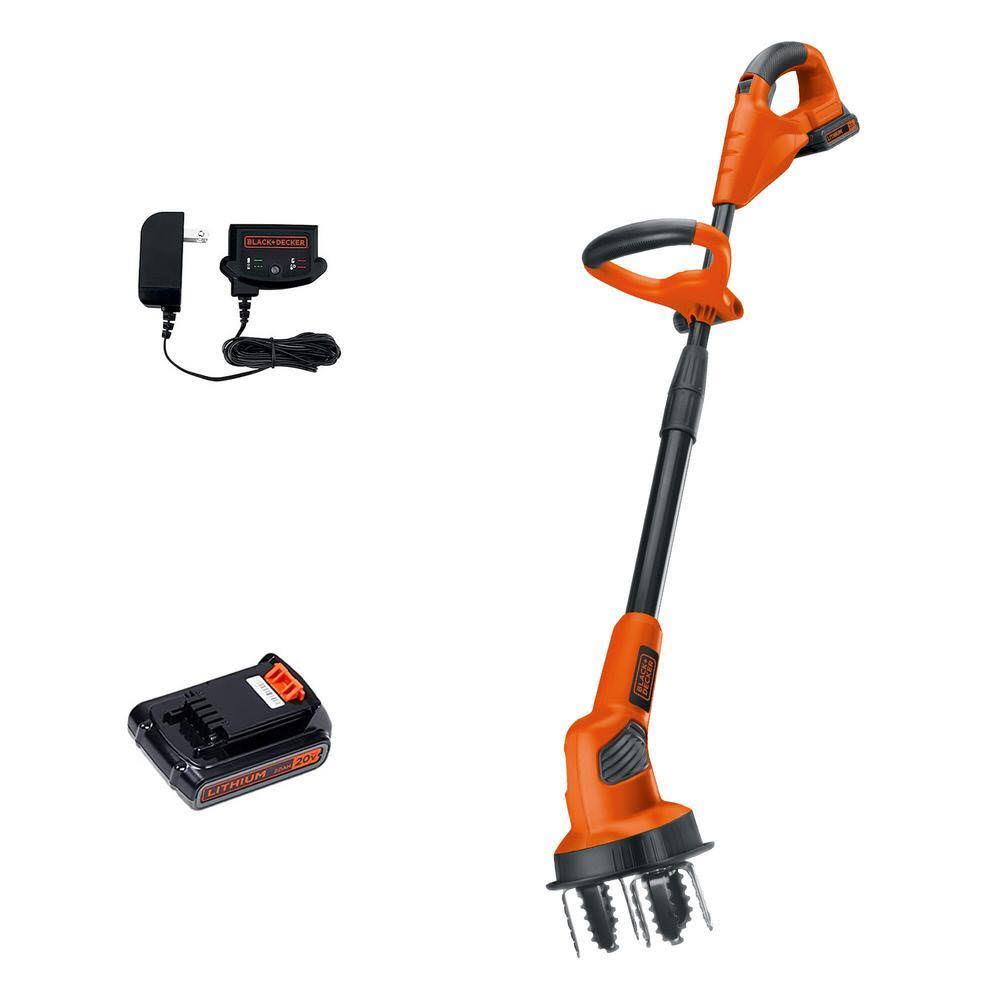 LGC120 20V MAX 7 in. Lithium-Ion Cordless Garden Cultivator/Tiller with 1.5Ah Battery and Charger Included