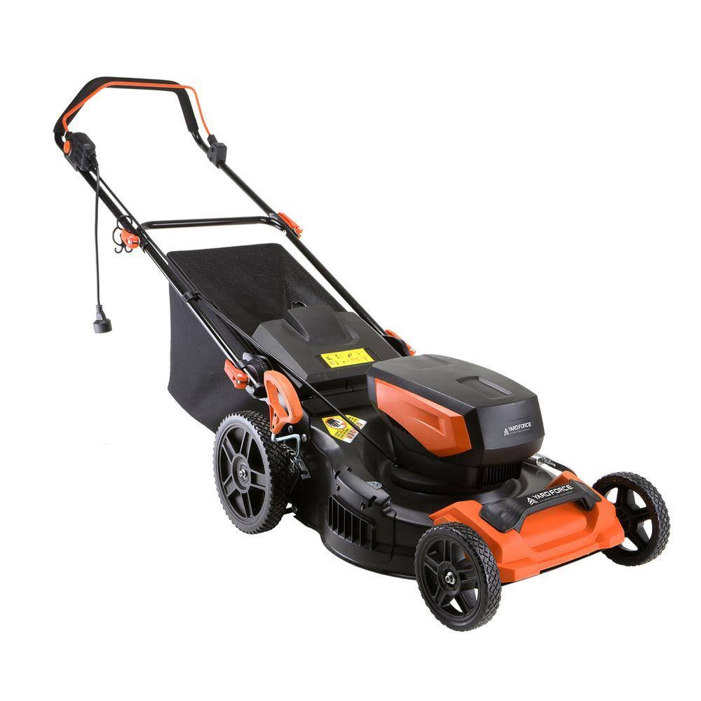 YF1518-3N1 18 in. 15 Amp Corded Electric 3-In-1 Walk-Behind Lawn Mower with Vertical Storage