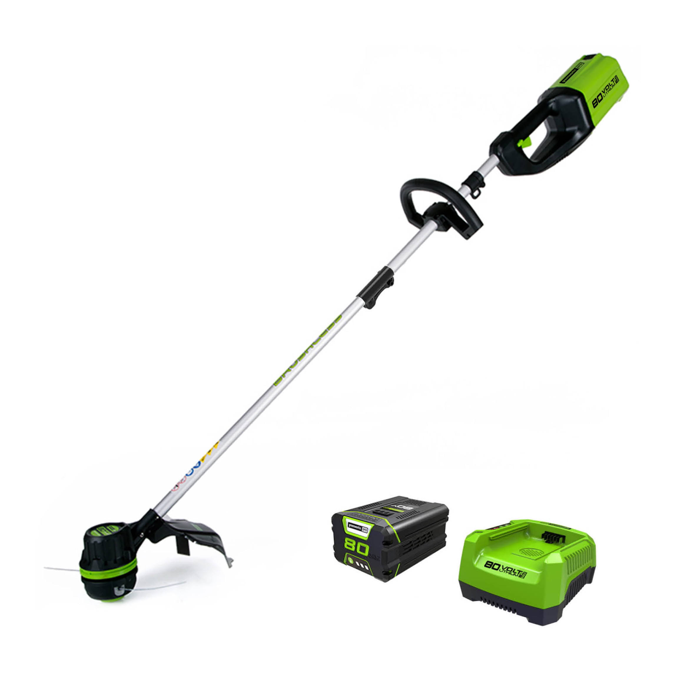 PRO 80V 16-inch Cordless String Trimmer with 2.0 Ah Battery and Charger, 2100102