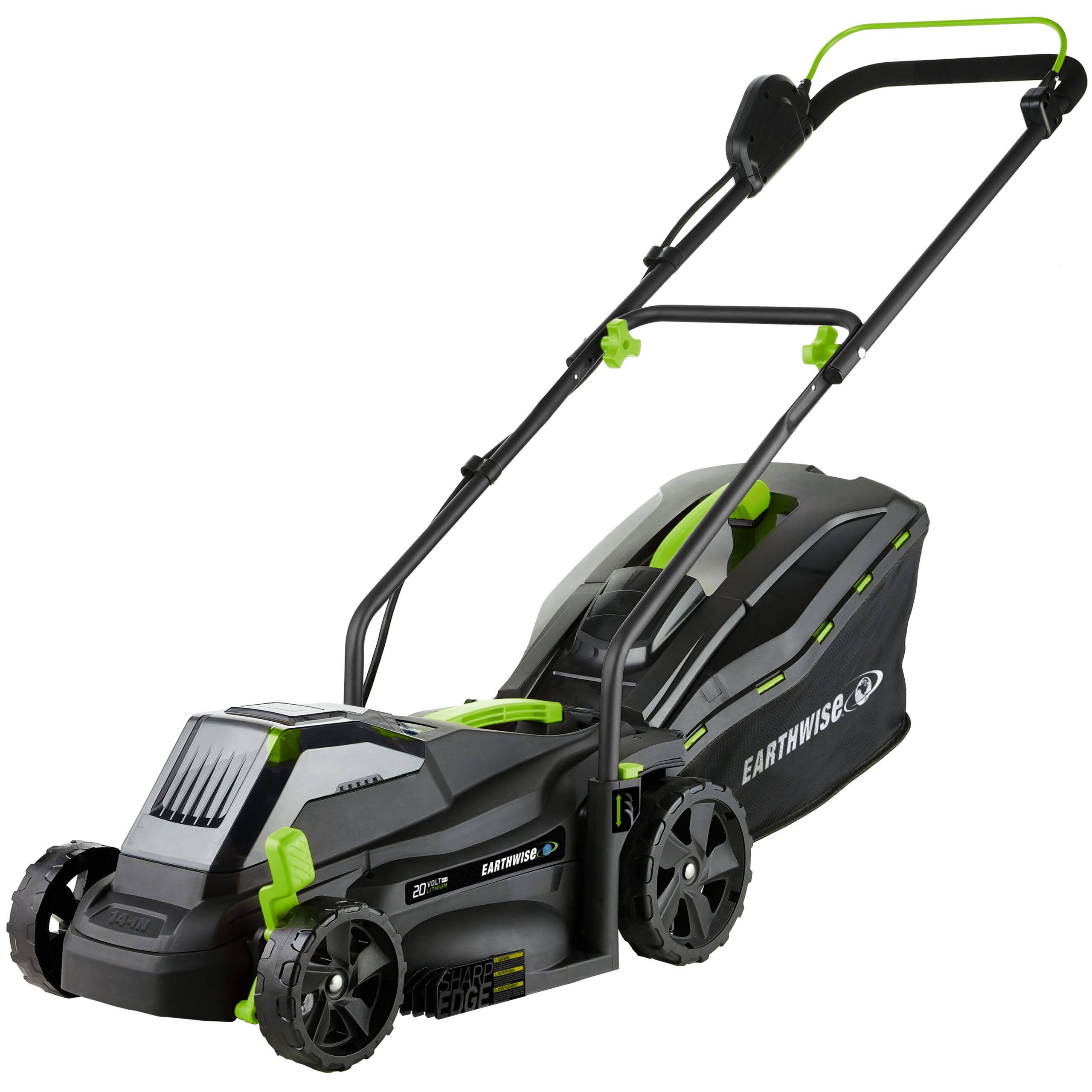 62014 20-Volt 14-Inch Cordless Electric Mower, 4.0Ah Battery   Fast Charger Included