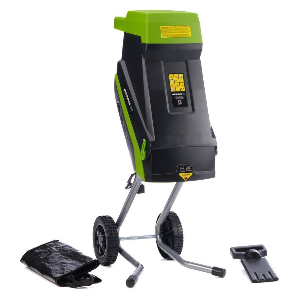 GS015 GS015 1.75-in. 15-Amp Electric Corded Chipper/Shredder with Collection Bag