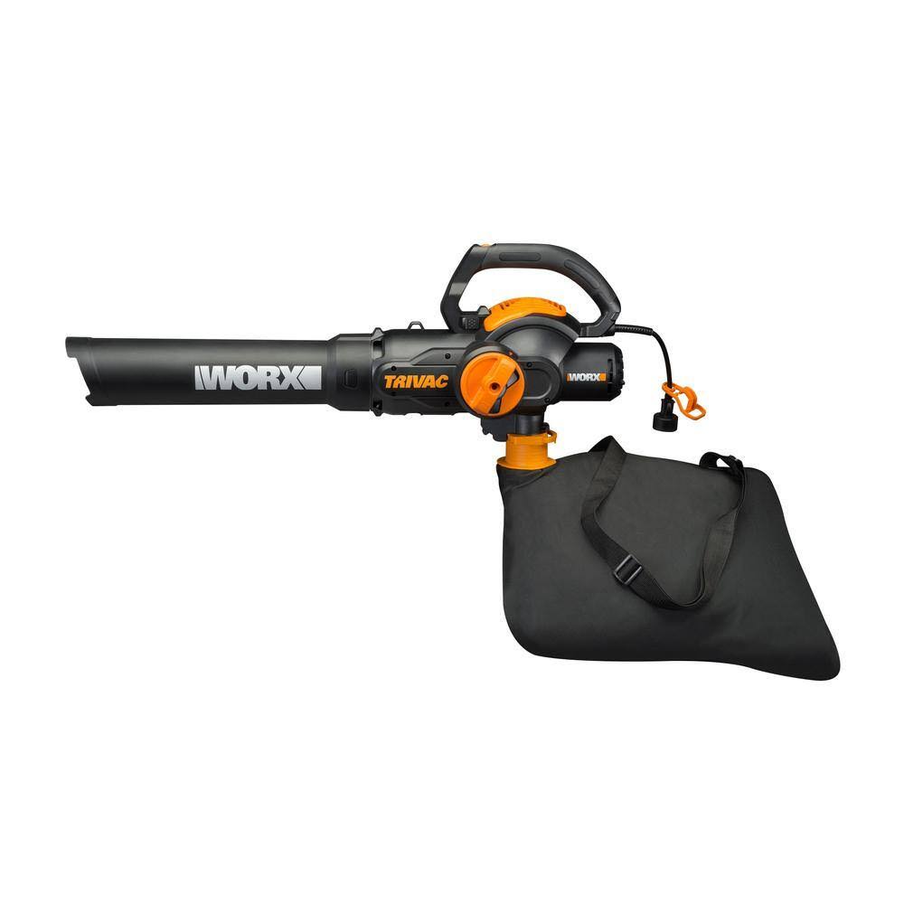WG522 70 MPH 600 CFM 12 Amp Electric Leaf Blower Mulcher and Vacuum