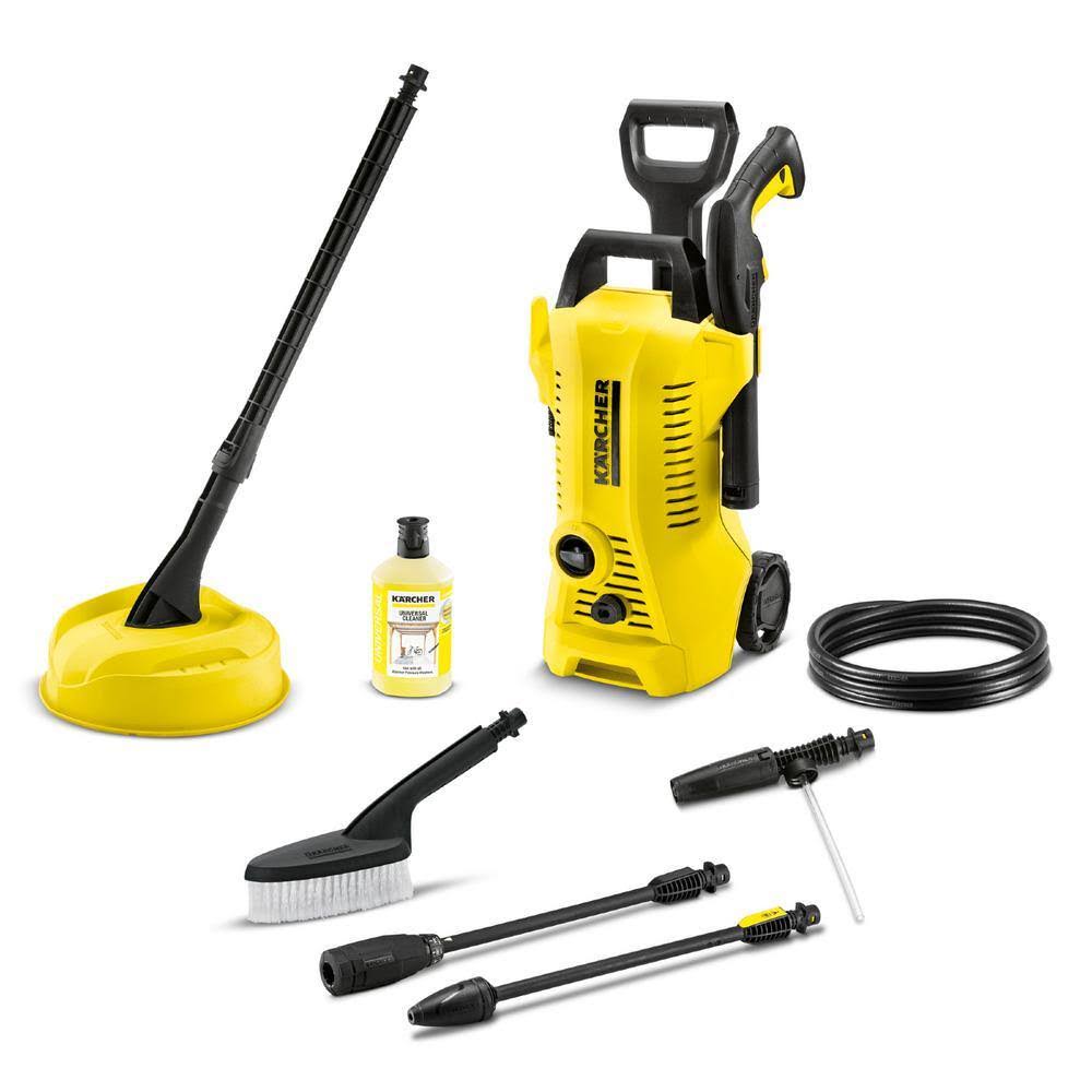 1.673-610.0 1700 PSI 1.45 GPM K 2 Power Control Cold Water CHK Electric Pressure Washer Plus 2 Wands, Car Care Kit   Surface Cleaner