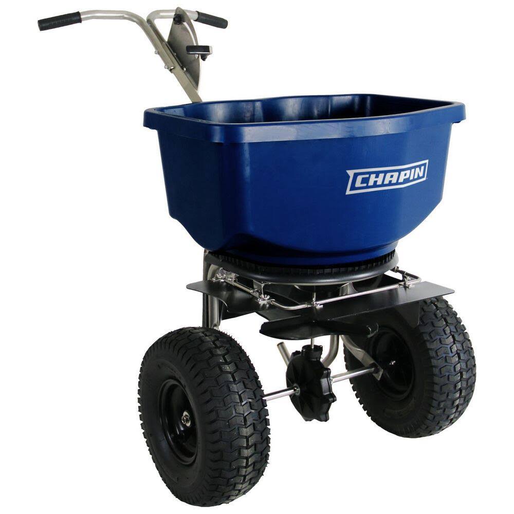 82400B 100 lbs. Professional Wide Mouth Rock Salt Spreader
