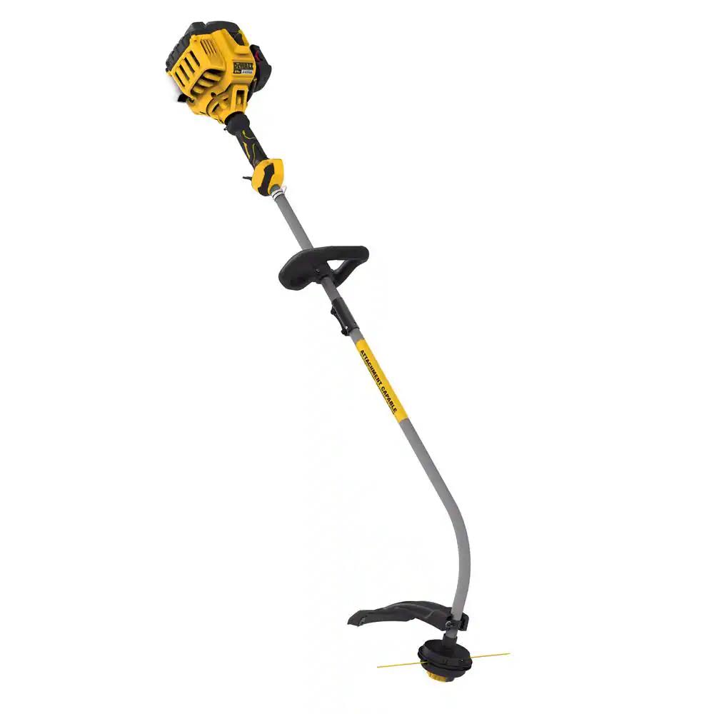 DXGST227CS 27 cc 2-Stroke Gas Curved Shaft String Trimmer with Attachment Capability