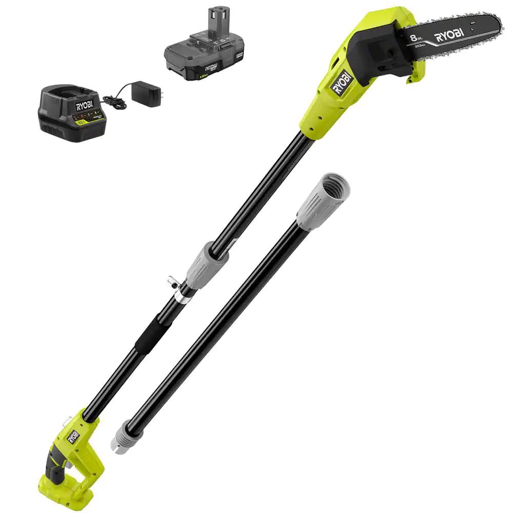 P2510  18V 8 in. Cordless Oil-Free Pole Saw with 1.5 Ah Battery and Charger