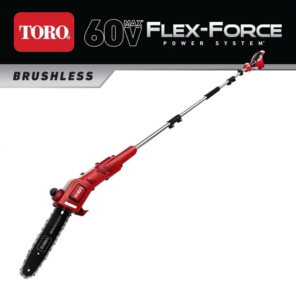 51870T 10 in. 60-Volt Max Lithium-Ion Brushless Cordless Pole Saw   Battery and Charger Not Included