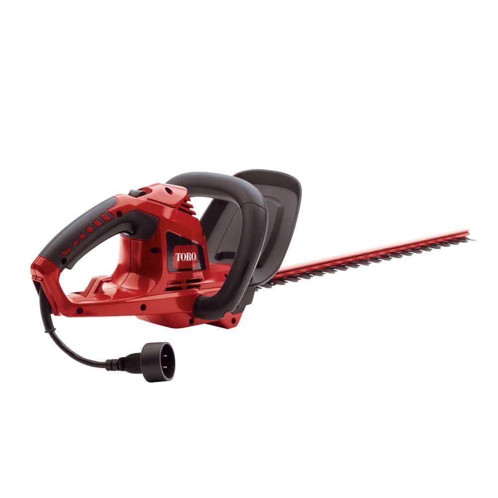 51490 22 in. 4.0-Amp Electric Corded Hedge Trimmer, Gripped Handle with Dual Action Blades