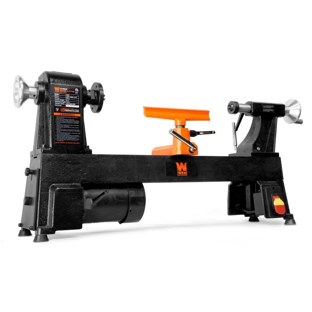 LA3424 4.5 Amp 12 in. x 18 in. 5-Speed Benchtop Wood Lathe