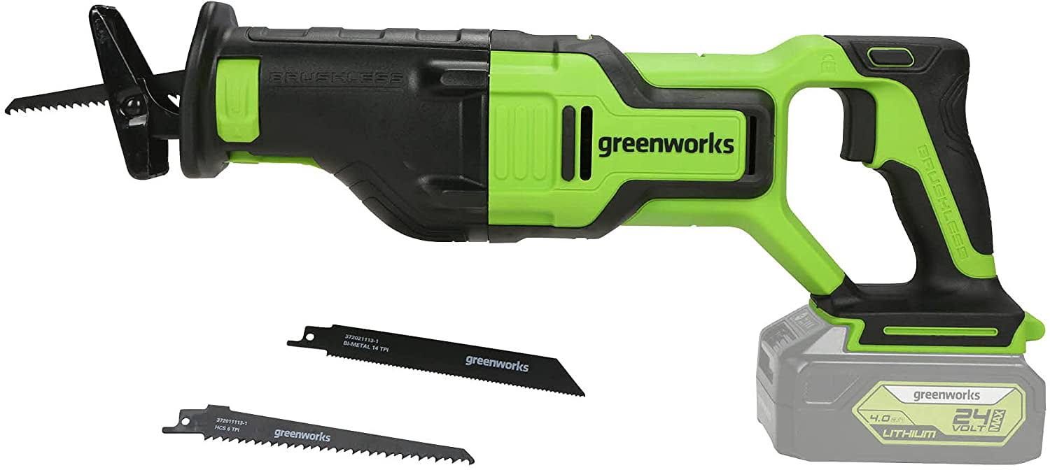 24V Brushless Reciprocating Saw, Battery Not Included 3601302AZ