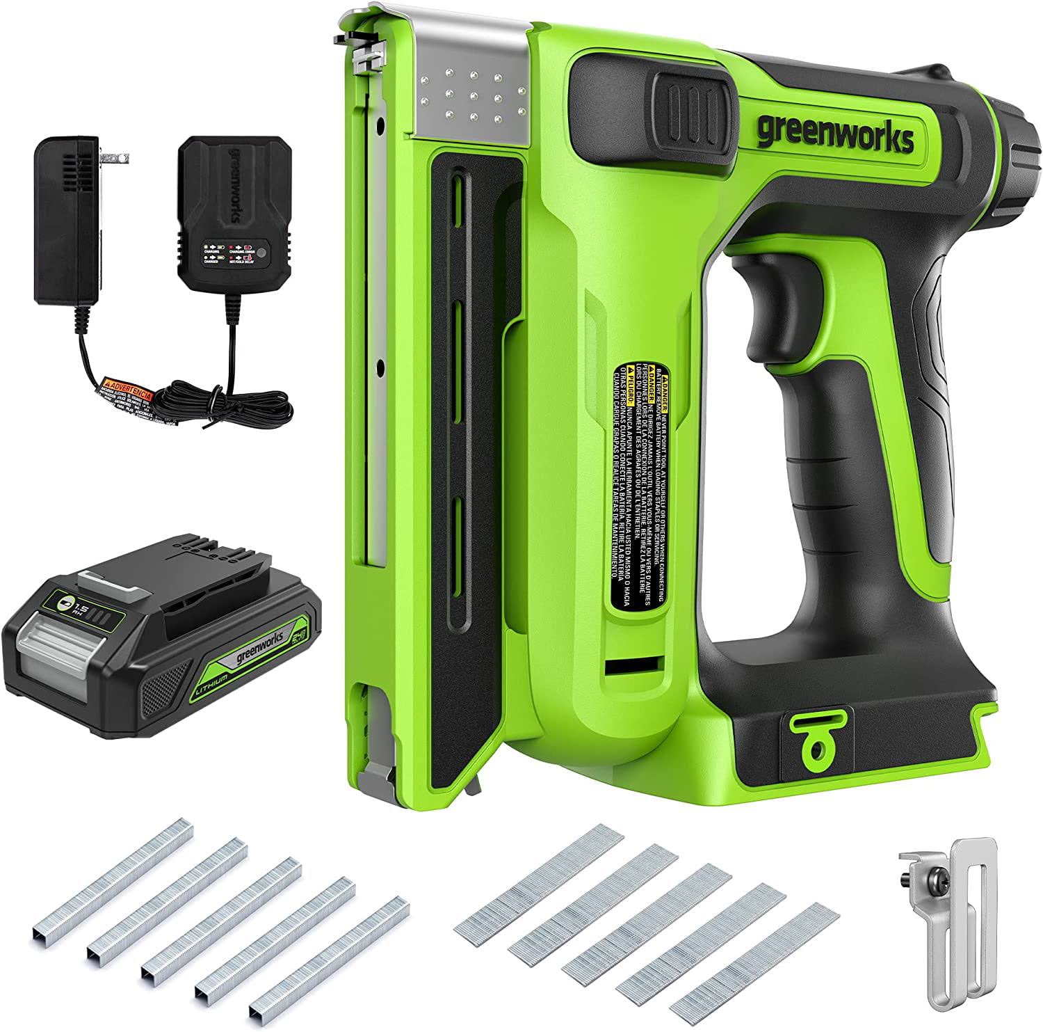 24V 3/8   Stapler with 2Ah Battery and 2A Charger