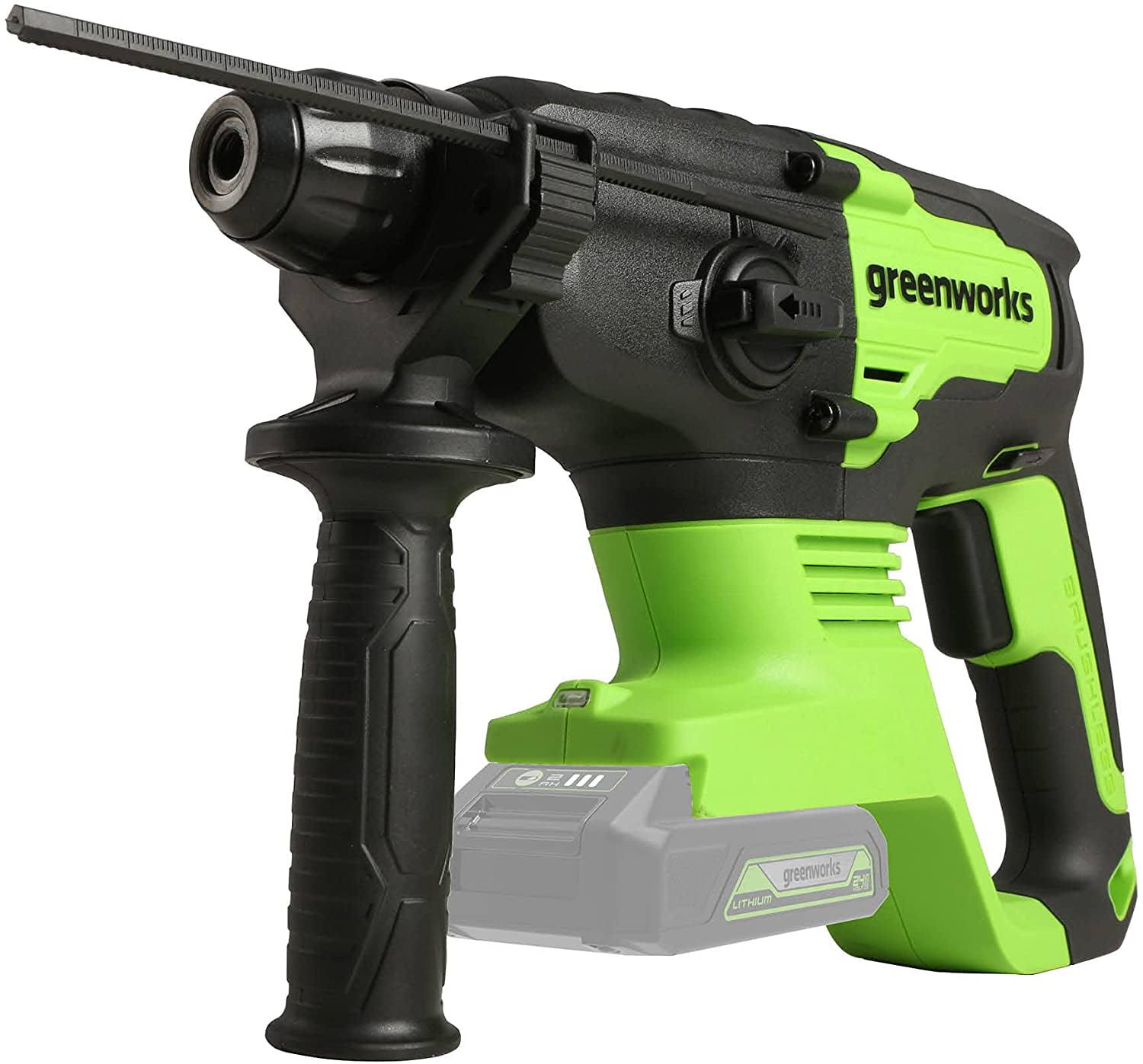 24V Brushless SDS-Plus 2J Rotary Hammer, Battery Not Included HM24L00