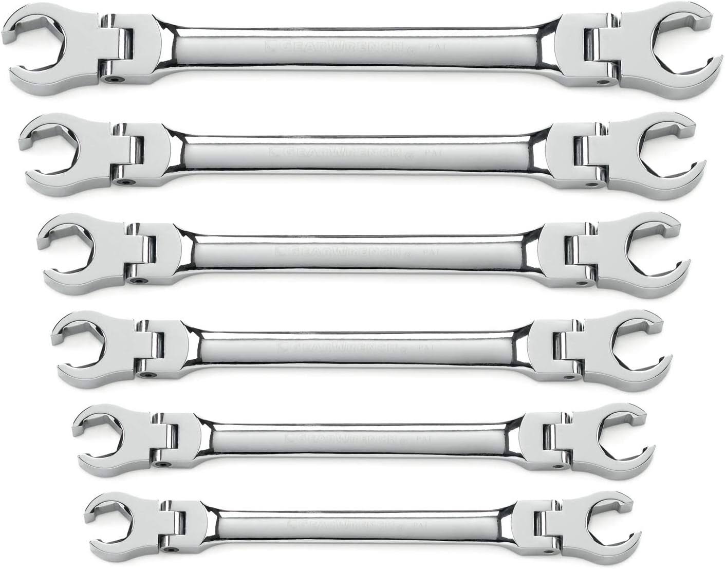 6 Pc. Flex Flare Nut Wrench, Metric   81911D