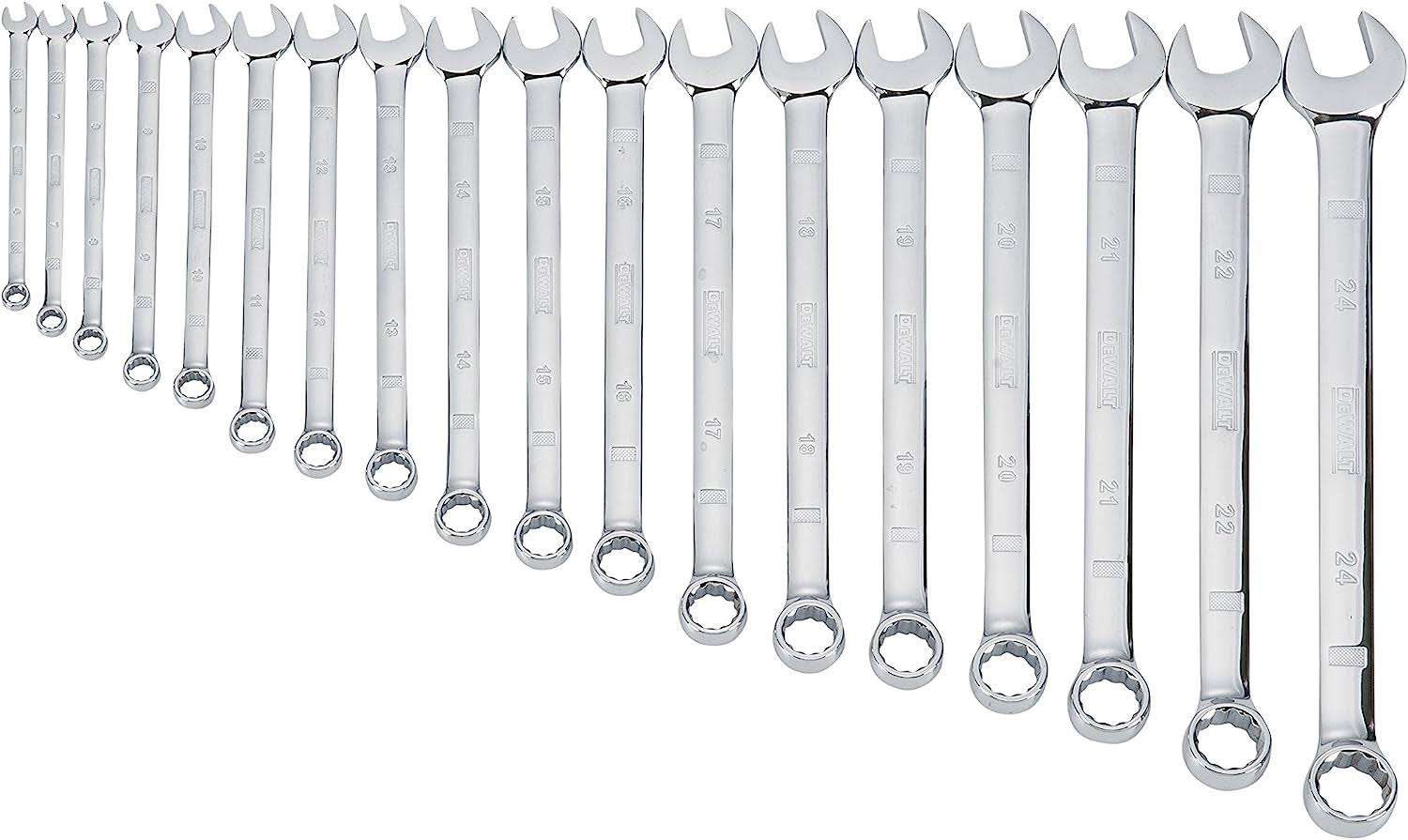 Combination Wrench Set, MM, 18 Piece (DWMT19237)