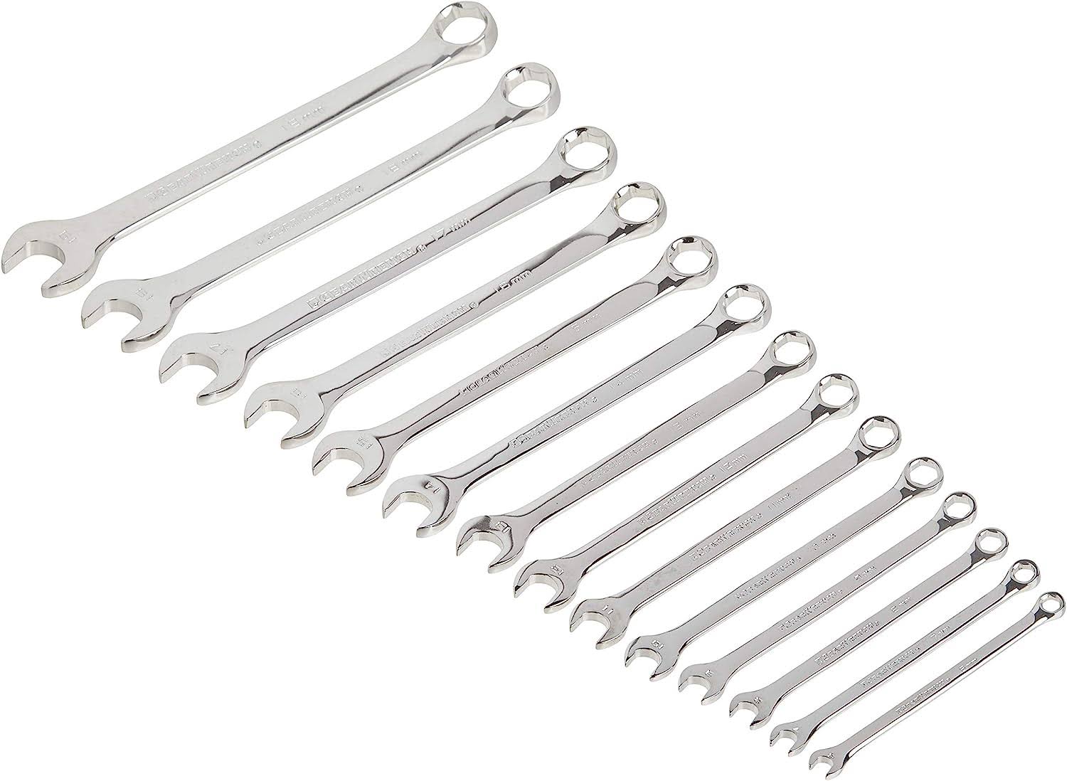 14 Pc. 6 Pt. Combination Wrench Set, Metric   81925