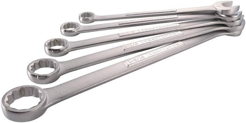 Wrench Set, SAE, Jumbo, 5-Piece (CMMT12054)