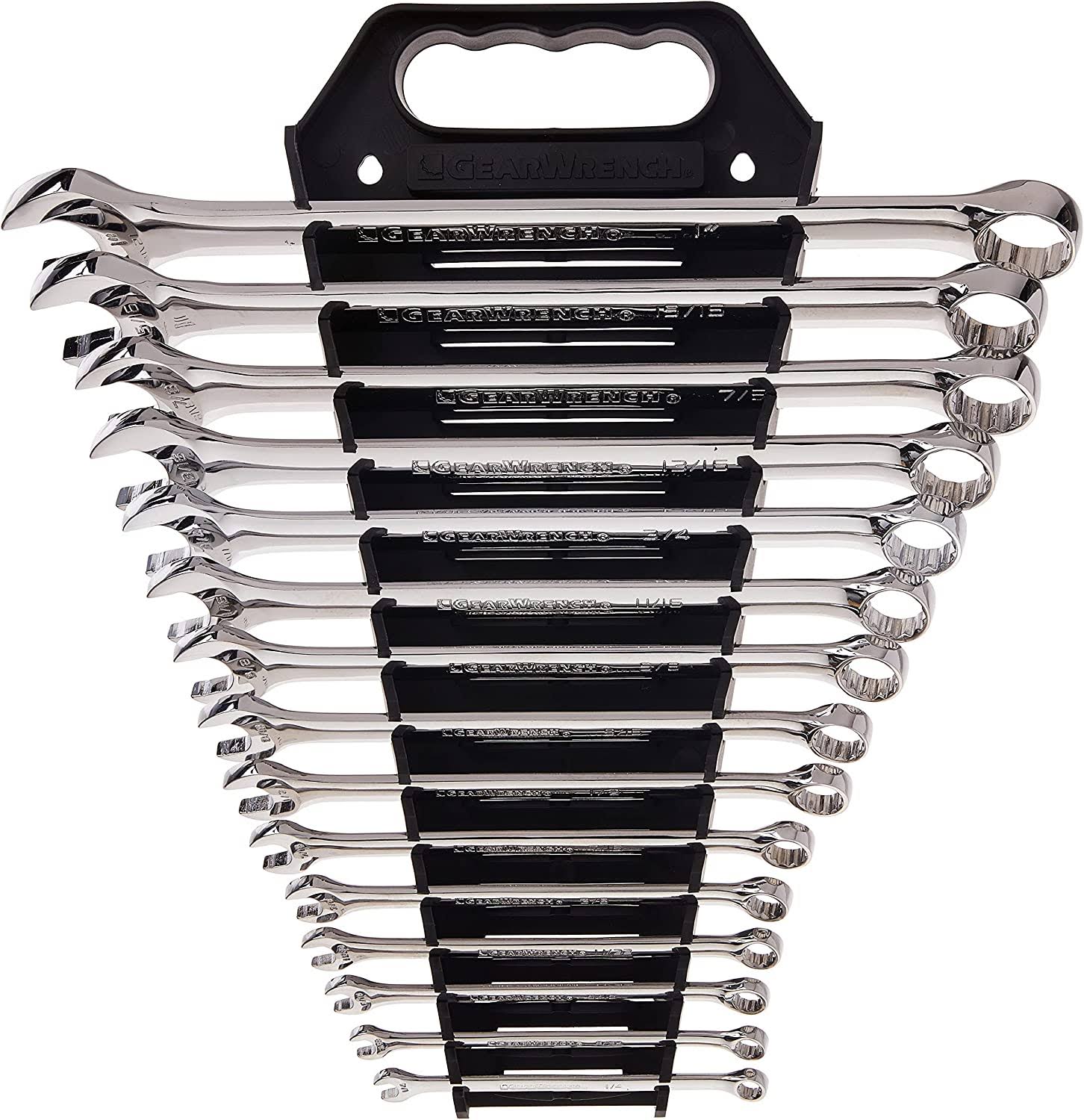 15 Pc. 12 Pt. Long Pattern Combination Wrench Set, SAE   81901