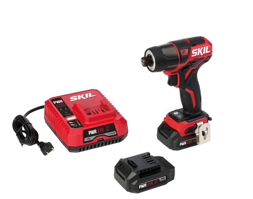 12 Brushless 12V 1/4 in. Impact Driver Kit, (2) 2Ah Batteries    Charger, ID574402