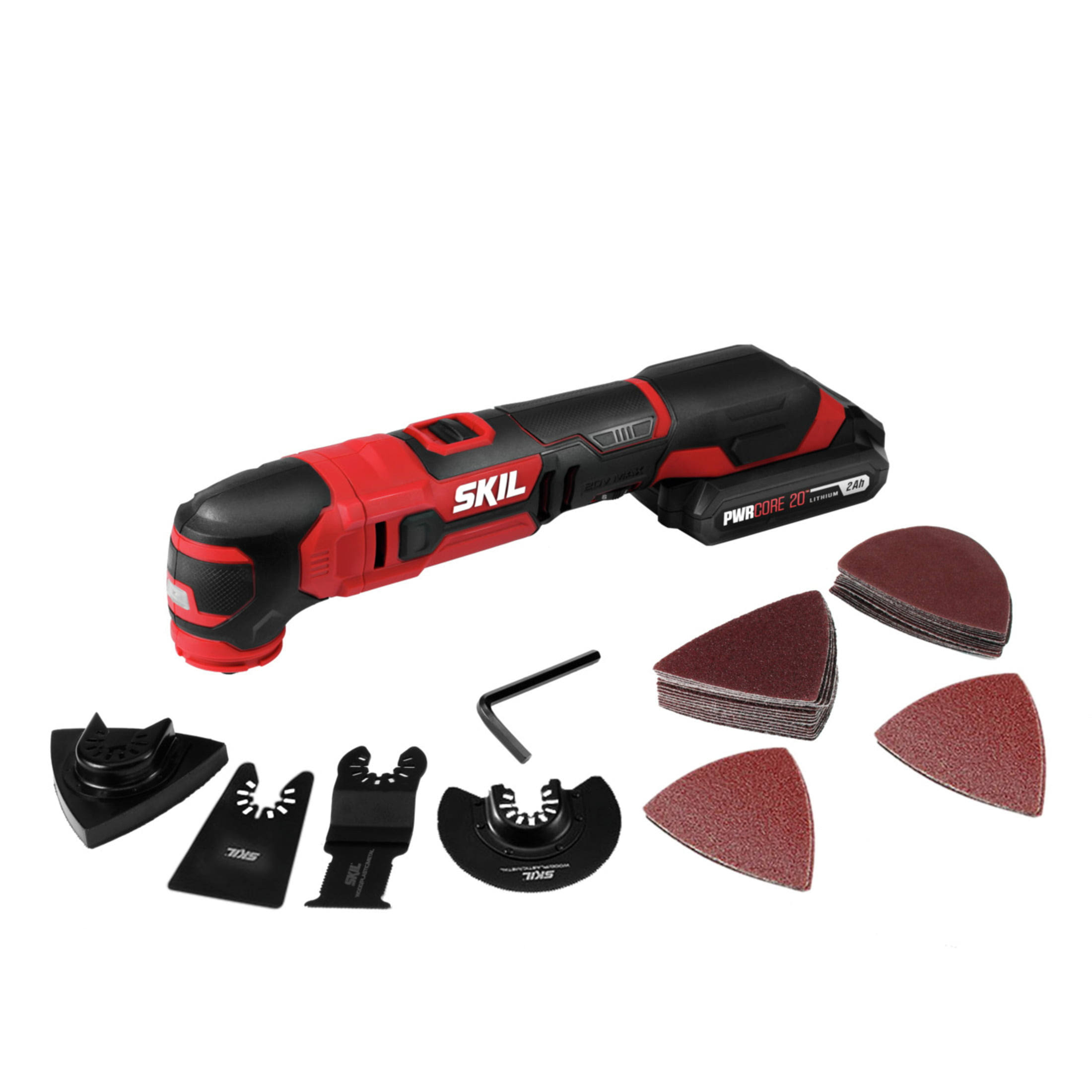 20 20V Oscillating Tool Kit with 2.0Ah Lithium Battery   Charger, OS593002