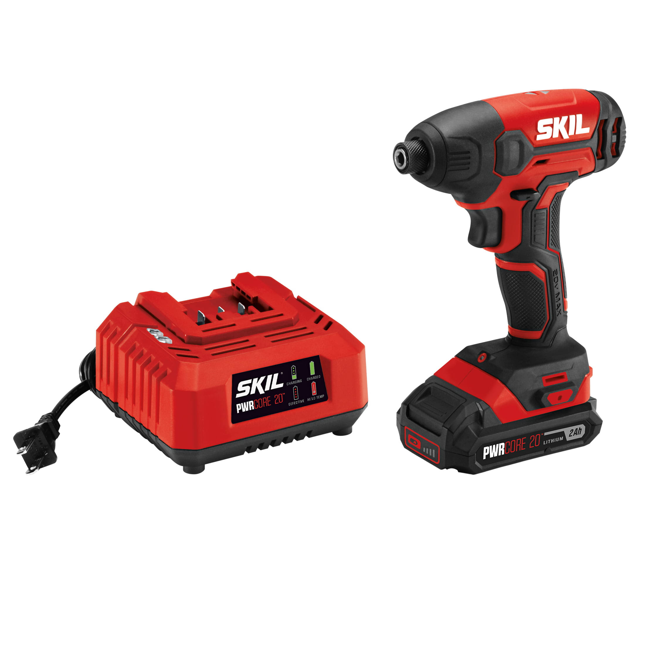 20 20V Cordless 1/4-inch Hex Impact Driver Kit ID572702