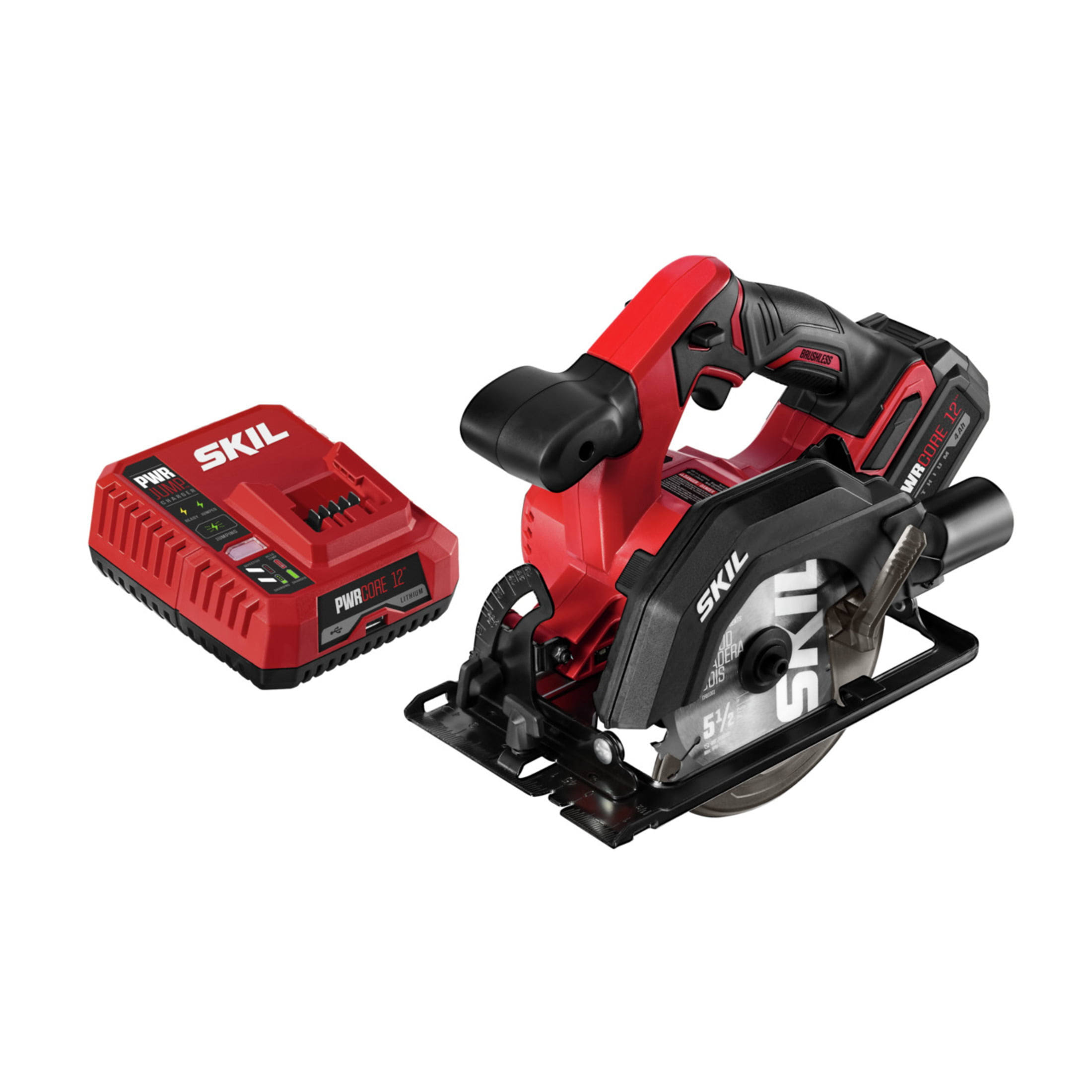 12 Brushless 12-Volt 5-1/2 In. Circular Saw Kit with 4.0 Ah Battery and  Charger, CR541802