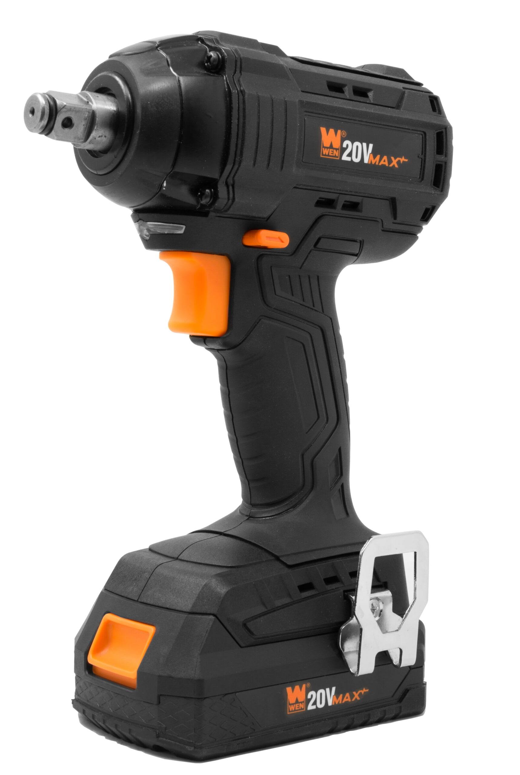 20V Max Brushless Cordless 1/2-Inch Impact Wrench with 2.0 Ah Lithium-Ion Battery and Charger