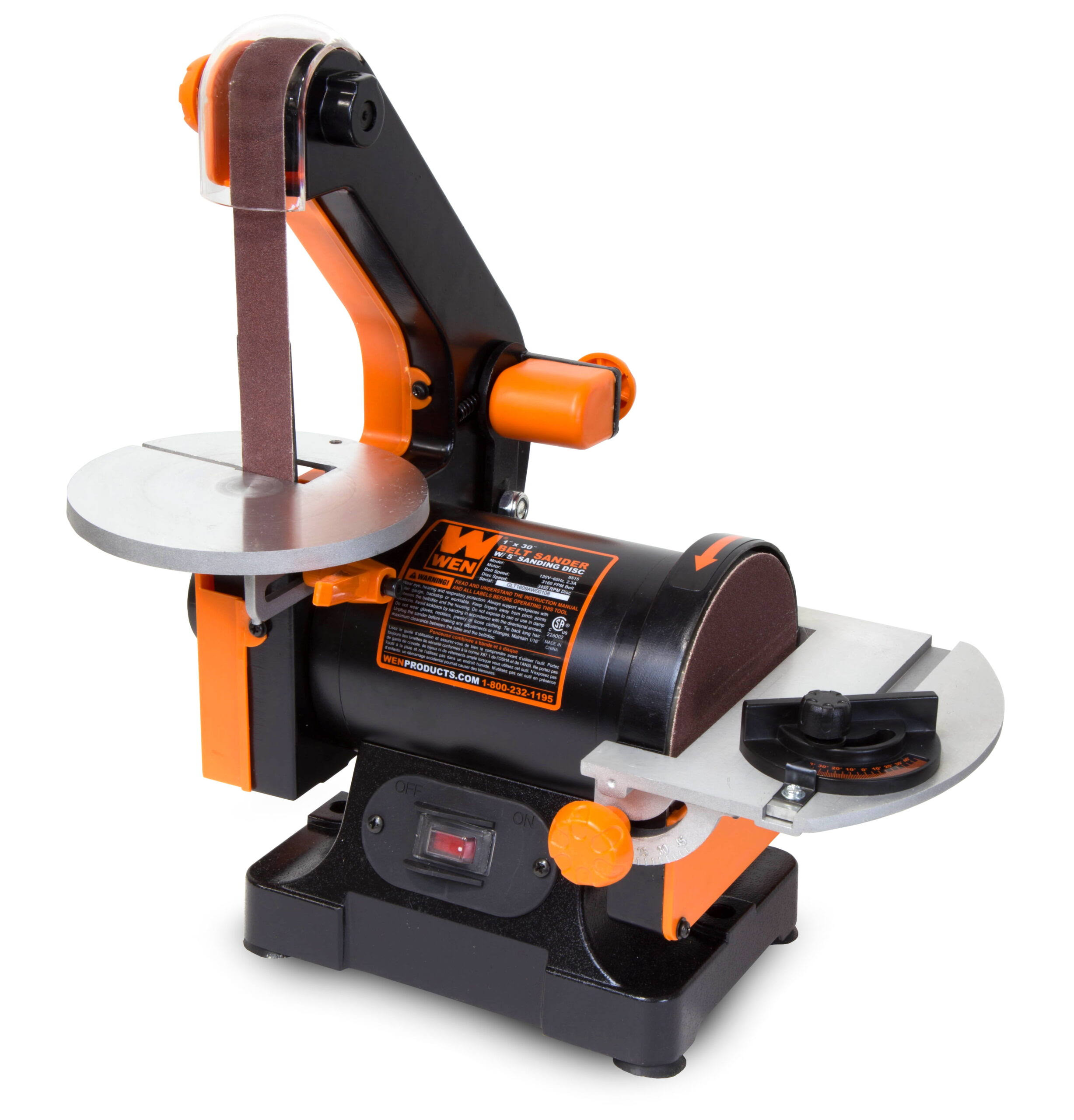 Products 2.3-Amp 1 x 30-Inch Belt Sander with 5-Inch Sanding Disc, 6515T