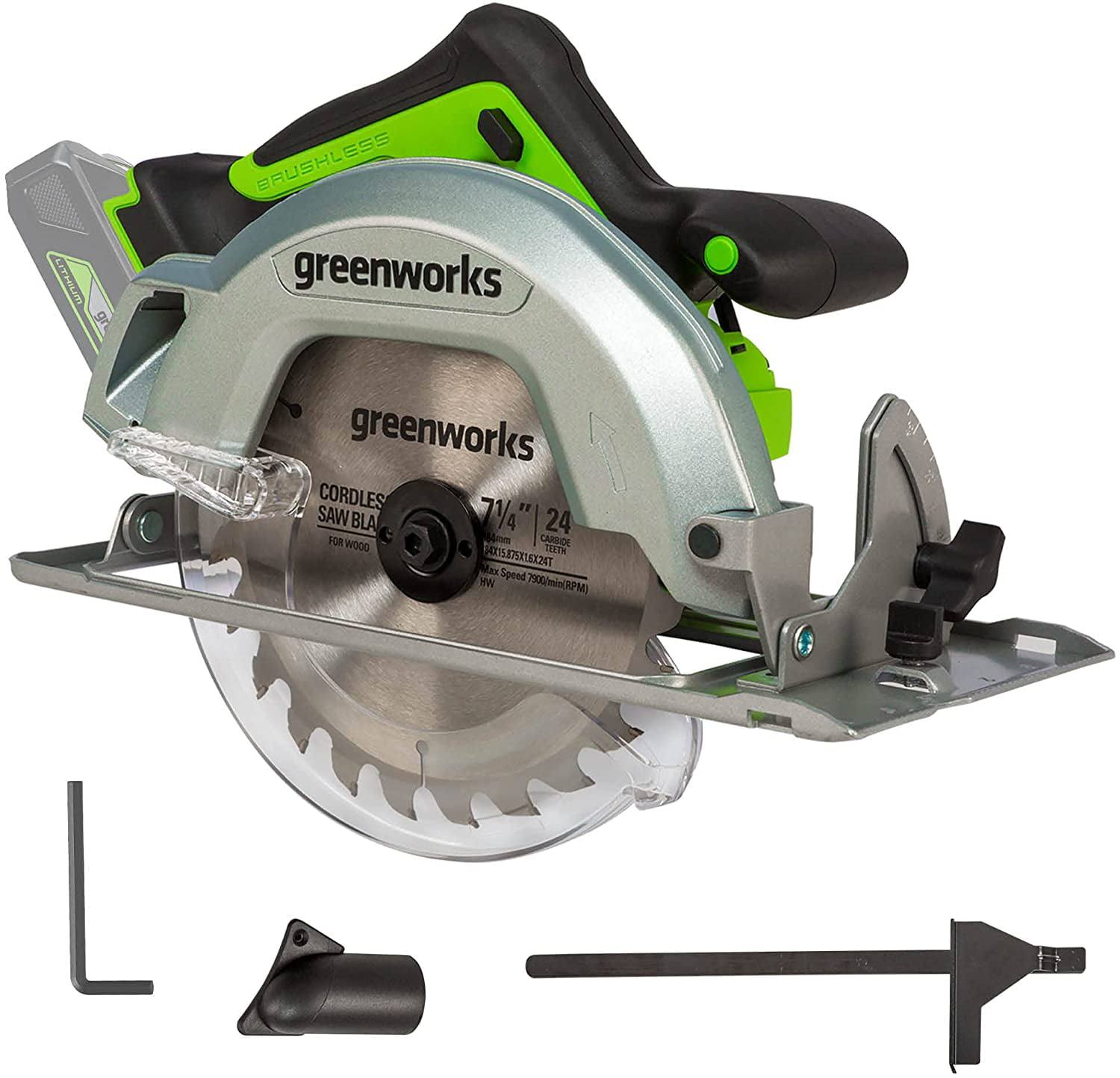 24V 7-1/4-inch Brushless Circular Saw, Battery Not Included, 1501202AZ