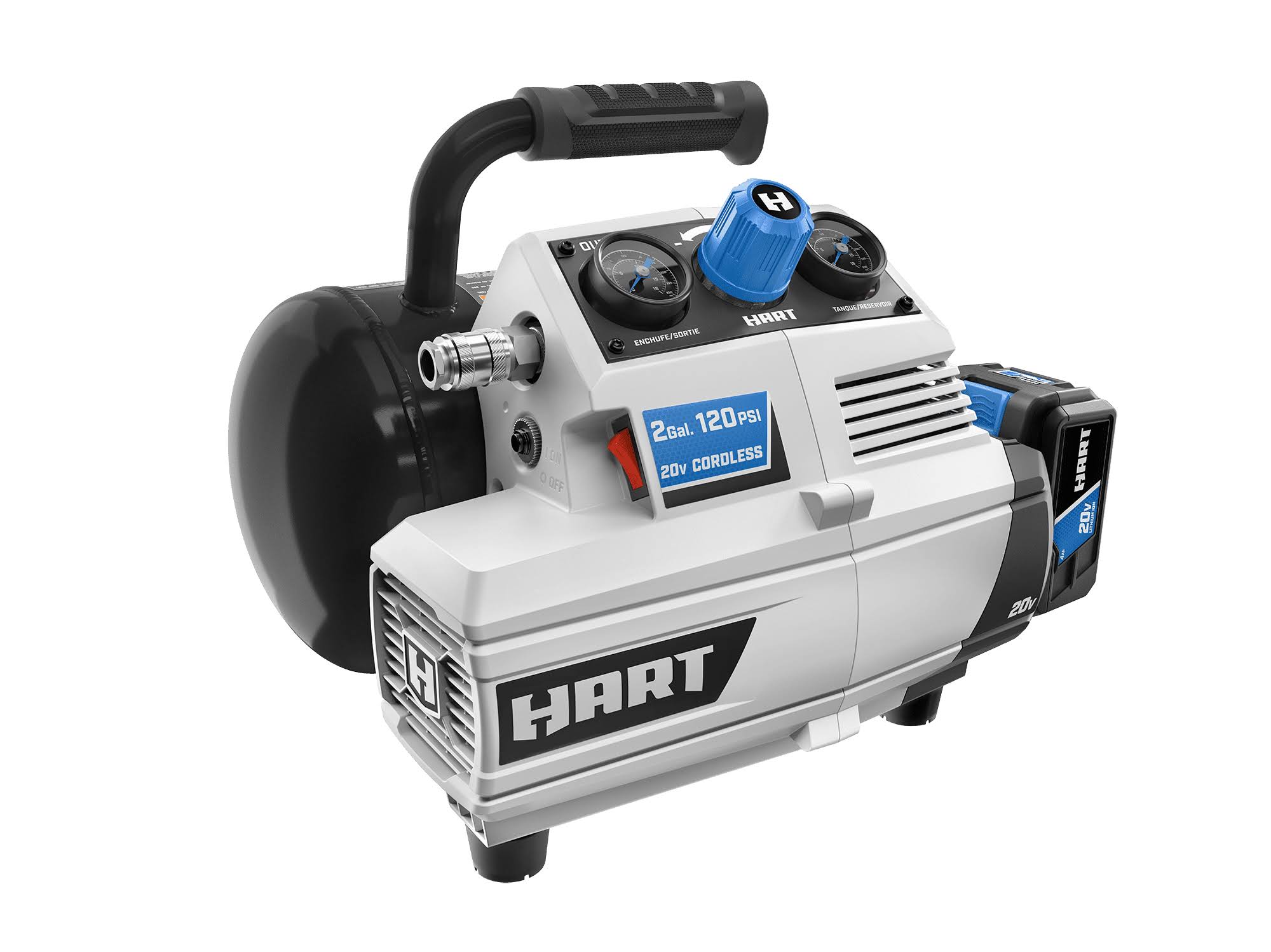 20-Volt 2 Gallon Compressor Kit (1) 20-Volt 4Ah Lithium-ion Battery