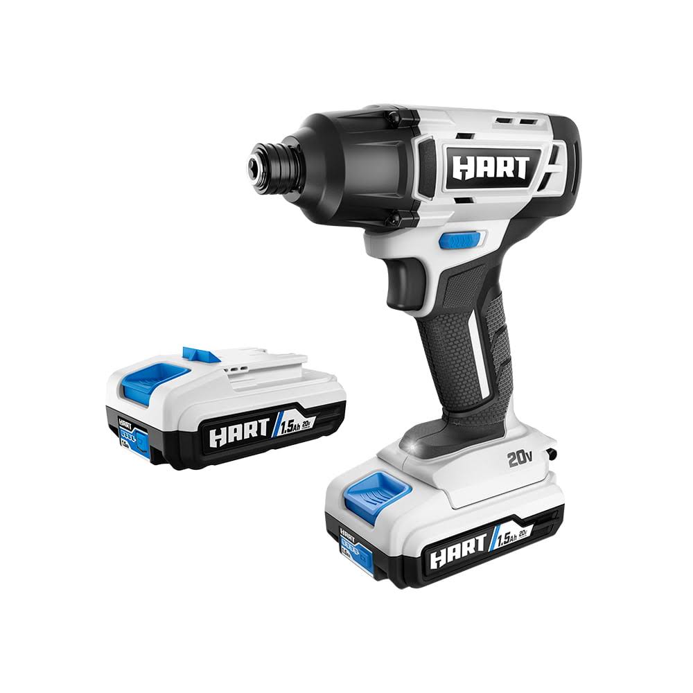 20-Volt Cordless Impact Driver Kit, (2) 1.5Ah Lithium-Ion Batteries, Gen 2