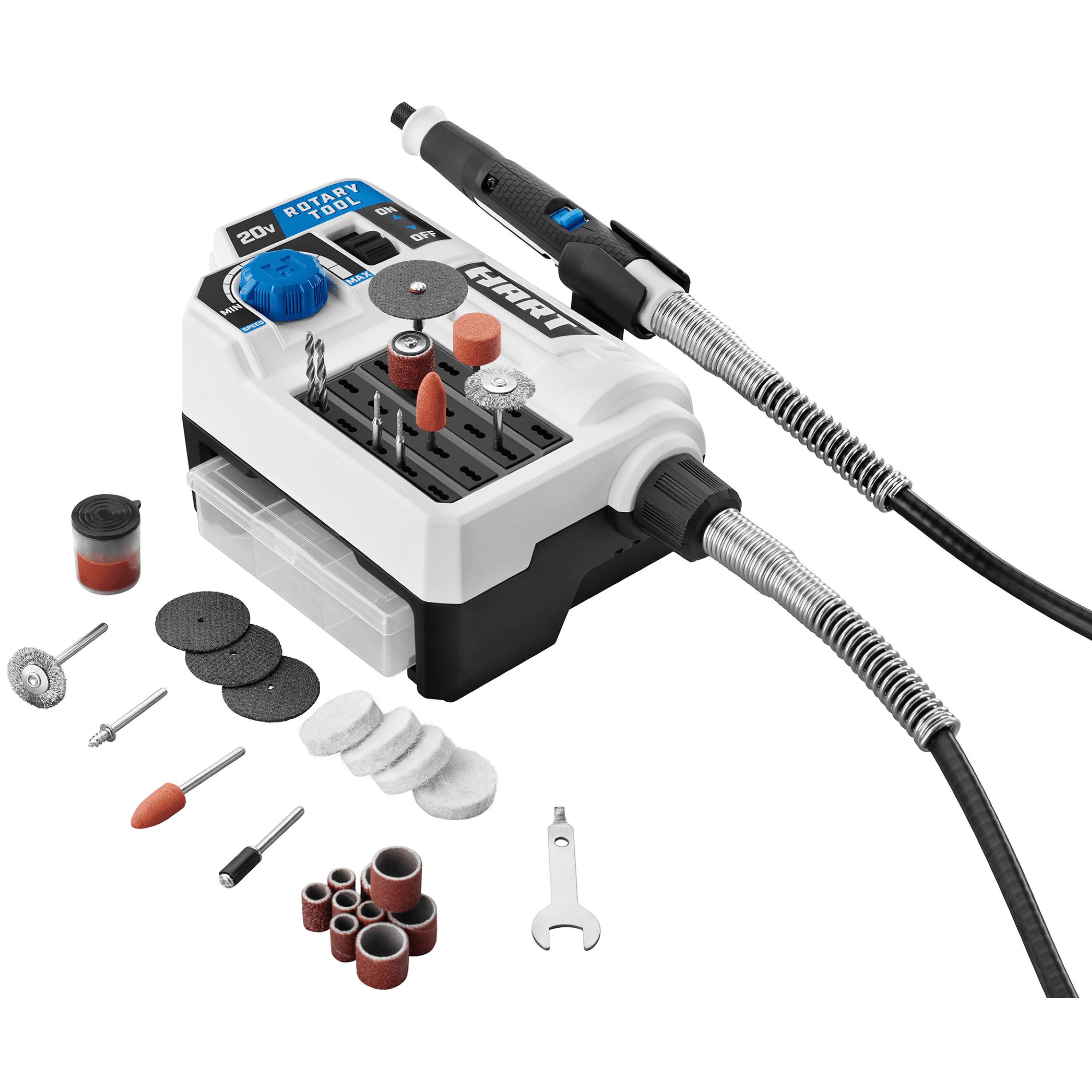 20-Volt Cordless Rotary Tool with 33 Accessories (Battery Not Included)