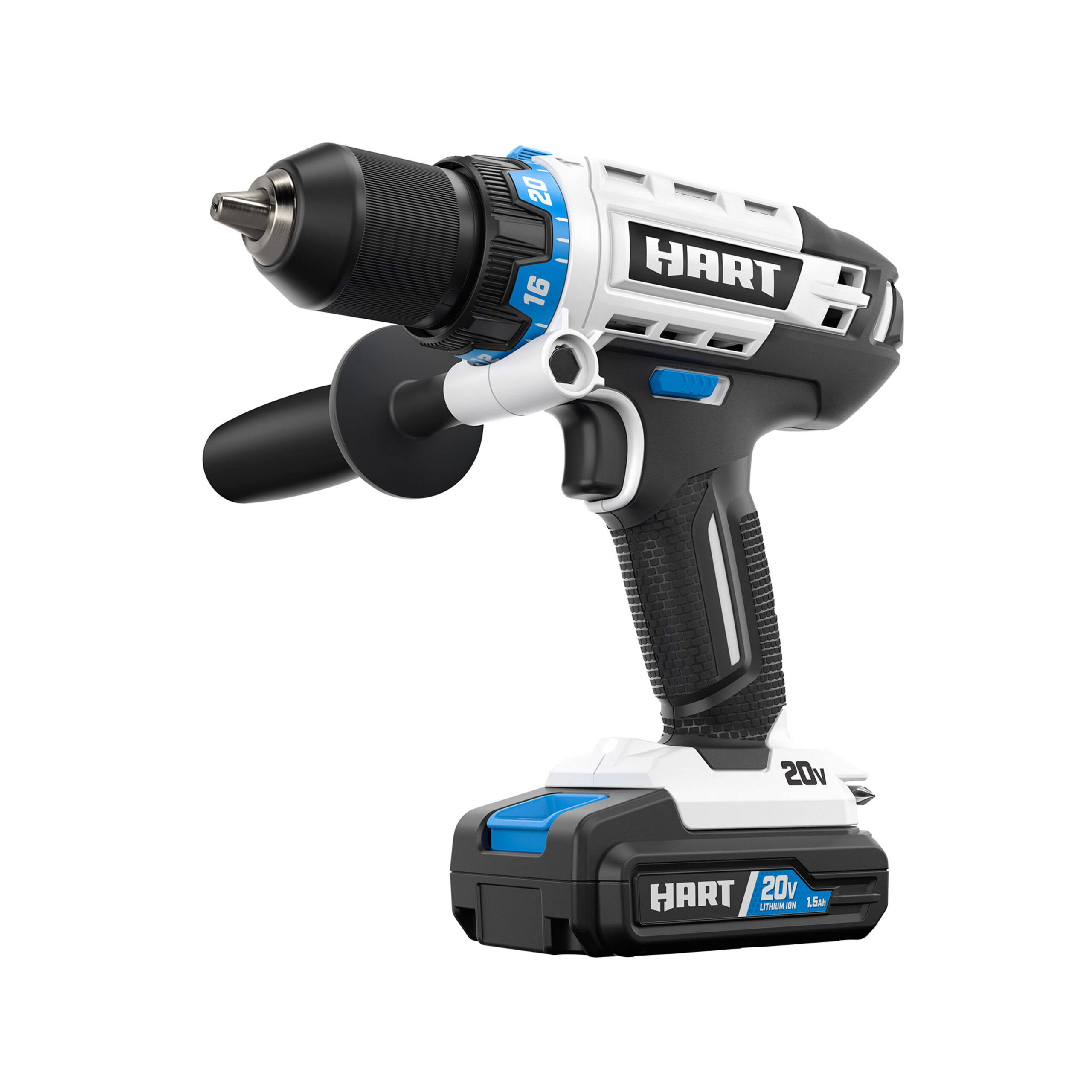 20-Volt Cordless 1/2-inch Hammer Drill Kit (1) 1.5Ah Lithium-Ion Battery
