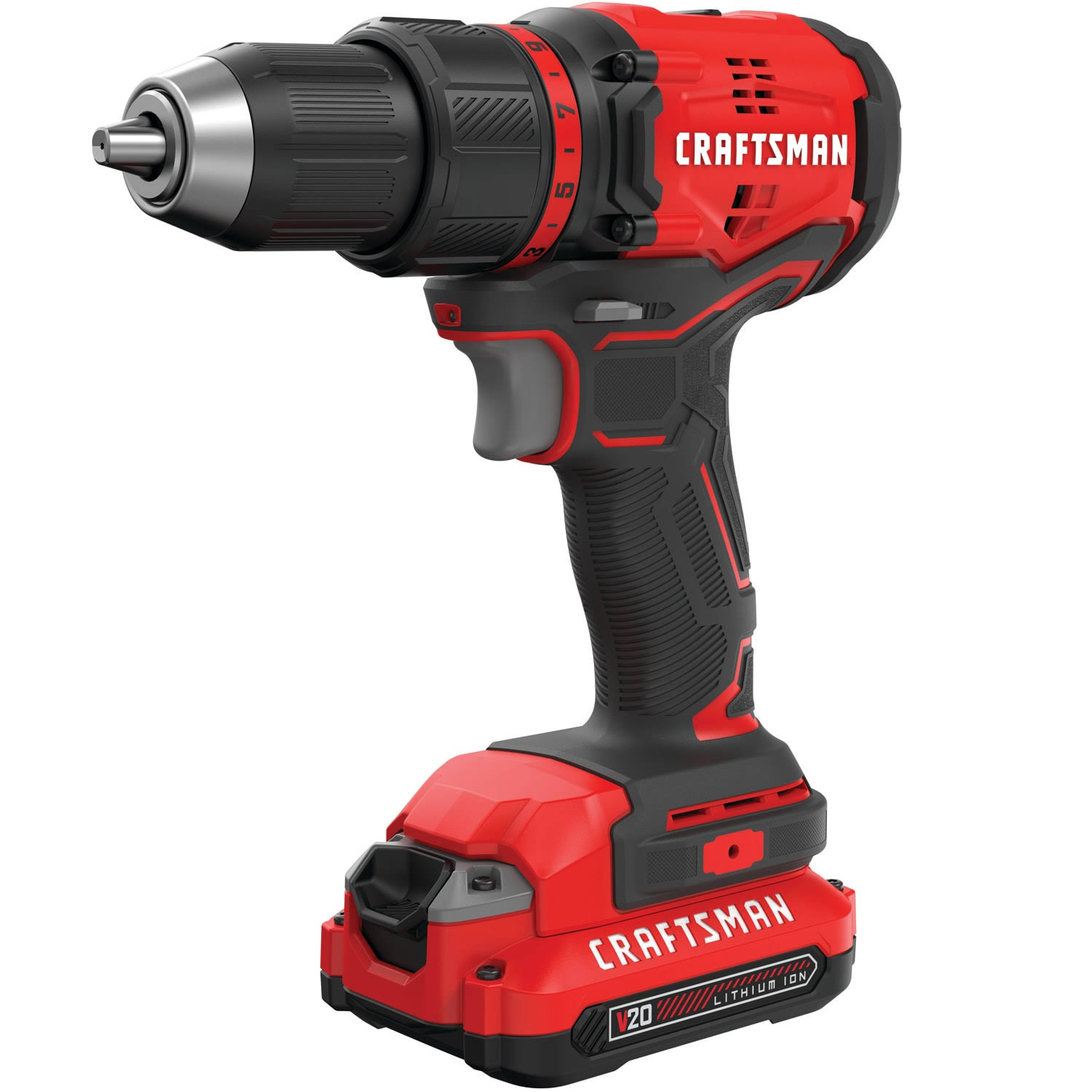 V20 20-volt Max 1/2-in Brushless Cordless Drill(1 Li-ion Battery Included and Charger Included)
