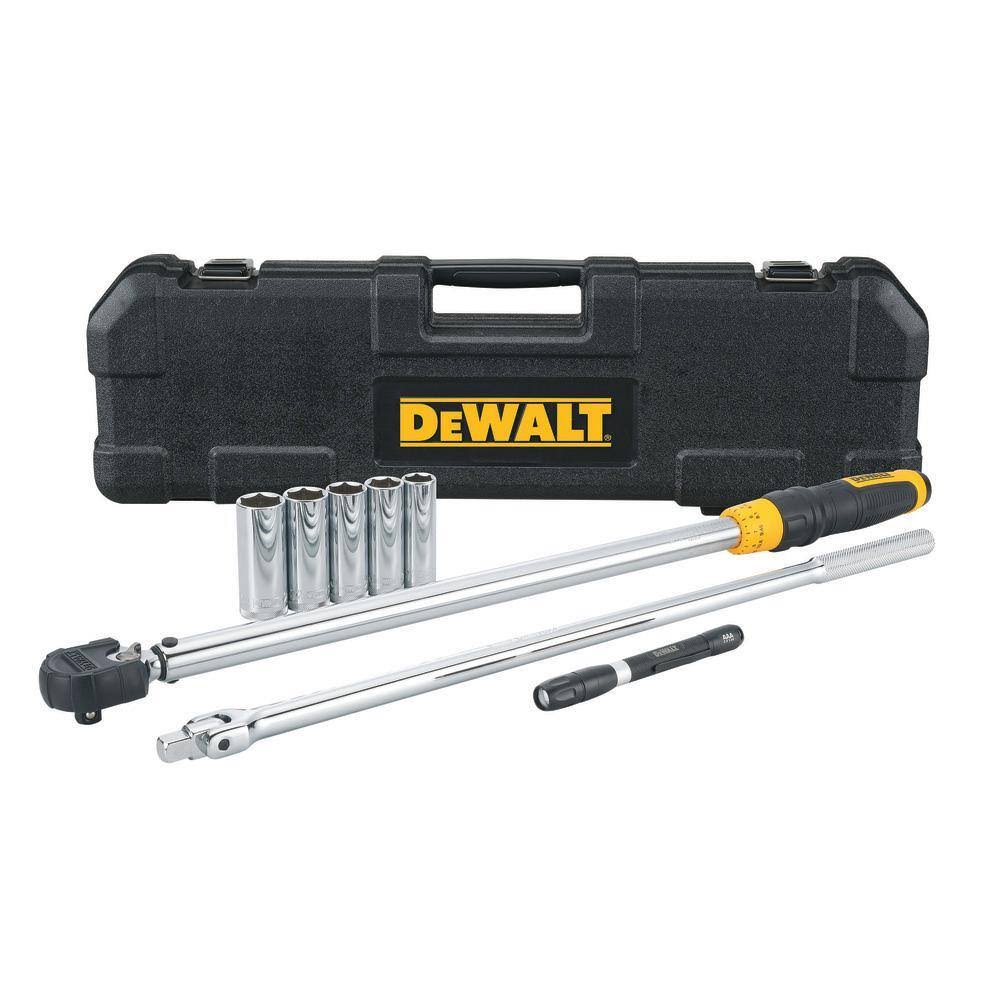 DWMT82839 1/2 in. Drive Torque Wrench Tire Change Kit (8-Piece)