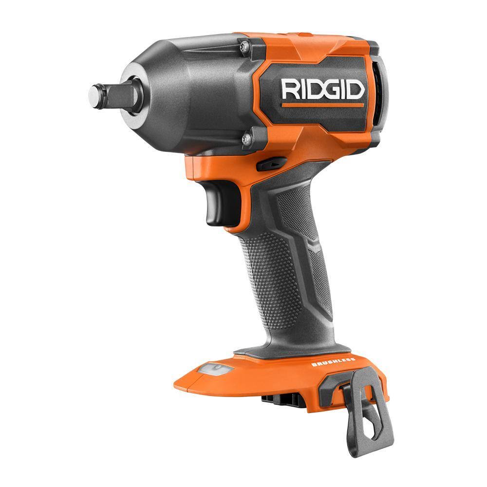 R86012B 18V Brushless Cordless 4-Mode 1/2 in. Mid-Torque Impact Wrench with Friction Ring (Tool Only)