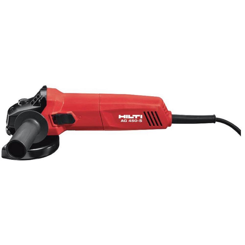 3554361 7 Amp 120-Volt Corded 4-1/2 in. Angle Grinder with Protective Cover