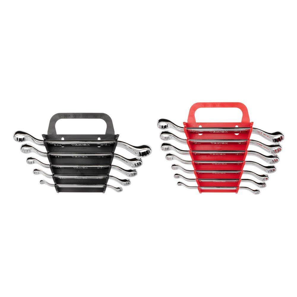 WBE91301 45-Degree Offset Box End Wrench Set, 12-Piece (1/4-13/16 in., 6-19 mm)   Holder