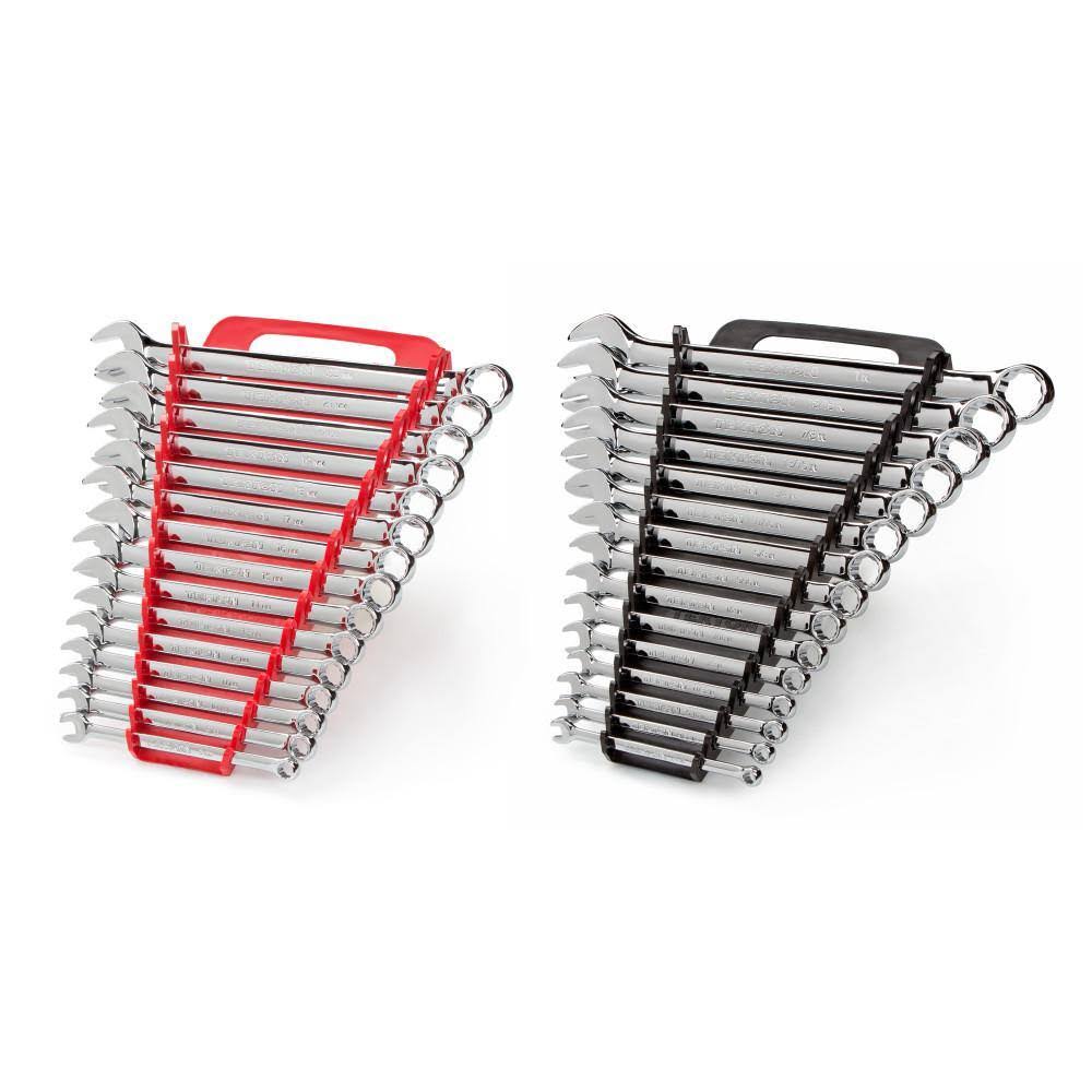 90191 Combination Wrench Set, 30-Piece (1/4-1 in., 8-22 mm)   Holder