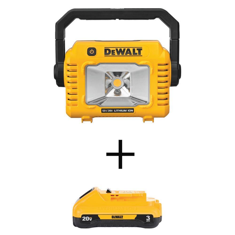 DCL077BW230 20V MAX Compact Task Light and (1) 20V MAX Compact Lithium-Ion 3.0Ah Battery