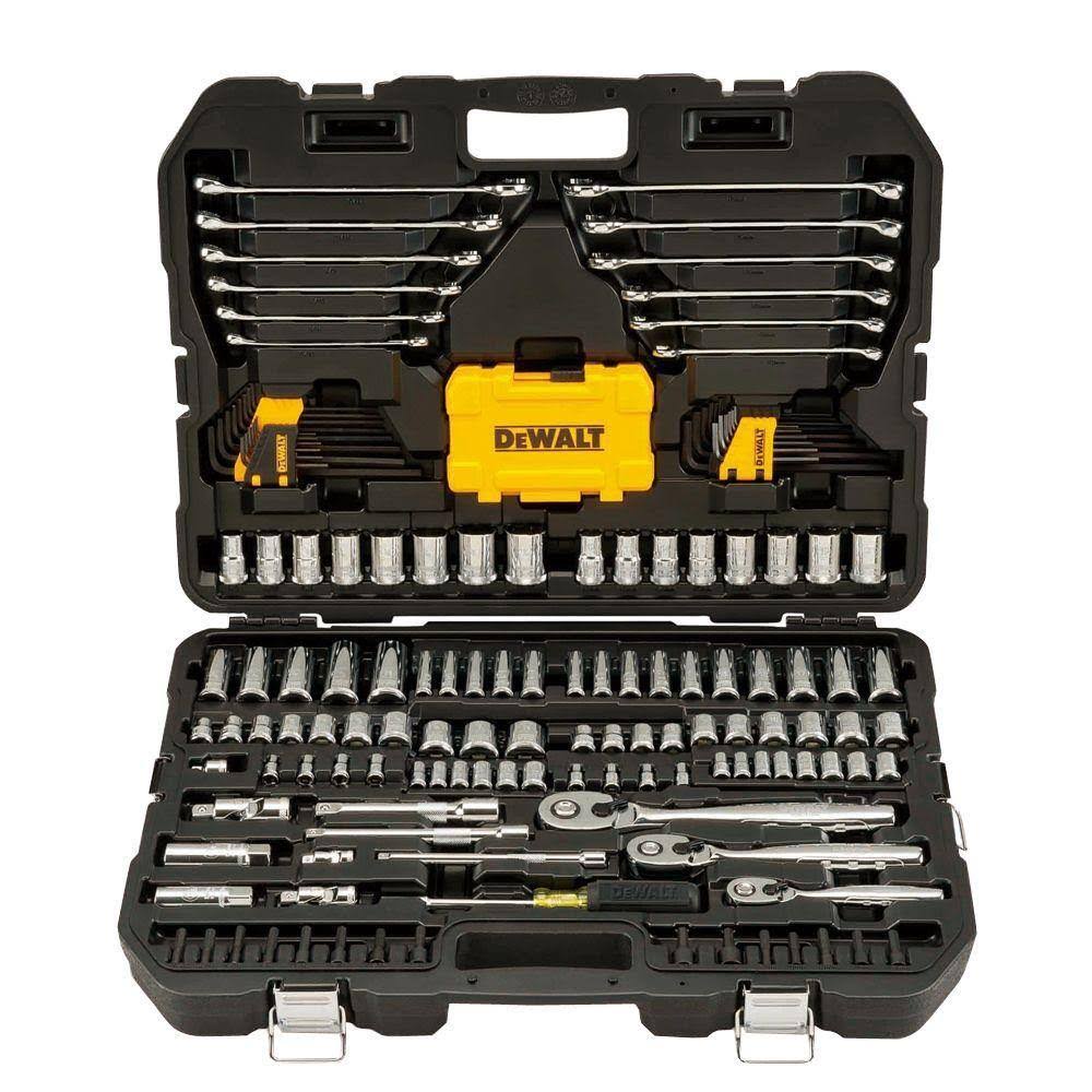 1/4 in., 3/8 in. and  in. Drive Polished Chrome Mechanics Tool Set (168-Piece)