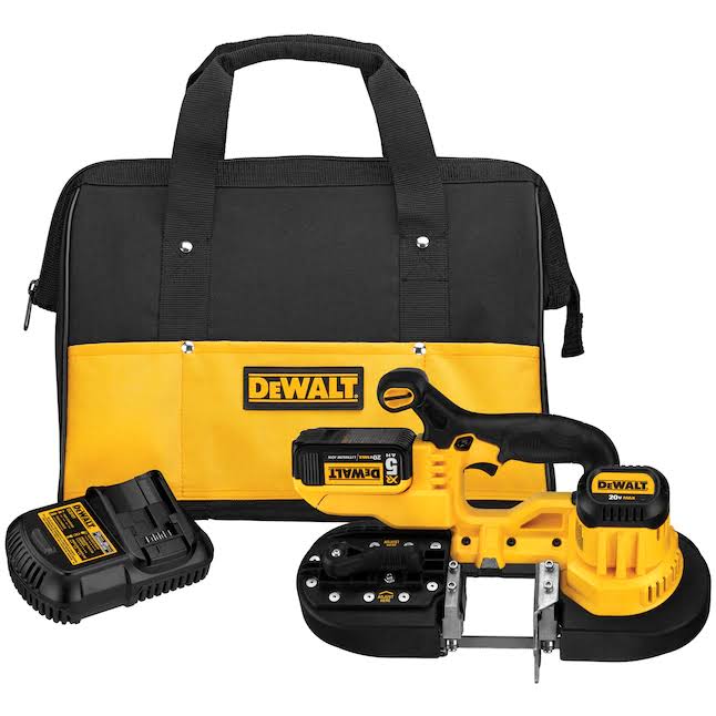 DCS371P1 20-Volt MAX Cordless Band Saw with (1) 20-Volt Battery 5.0Ah   Charger