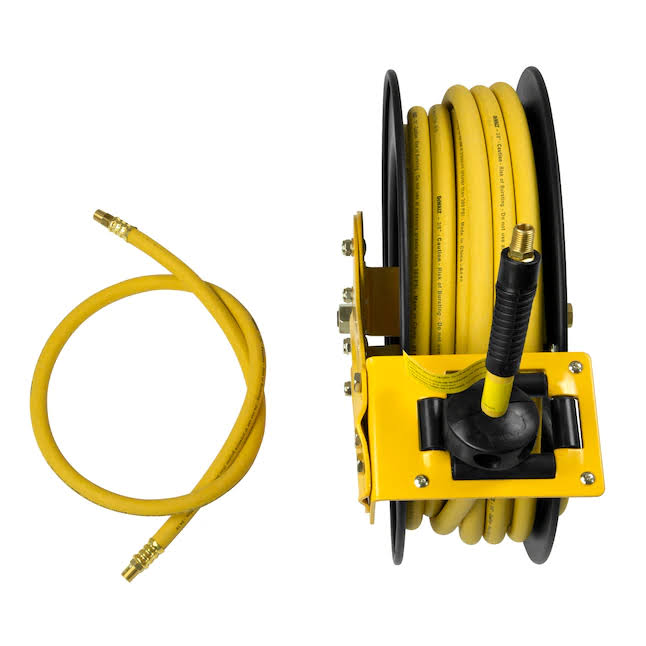 DXCM024-0374 3/8 in. x 50 ft. Single Arm Auto Retracting Air Hose Reel