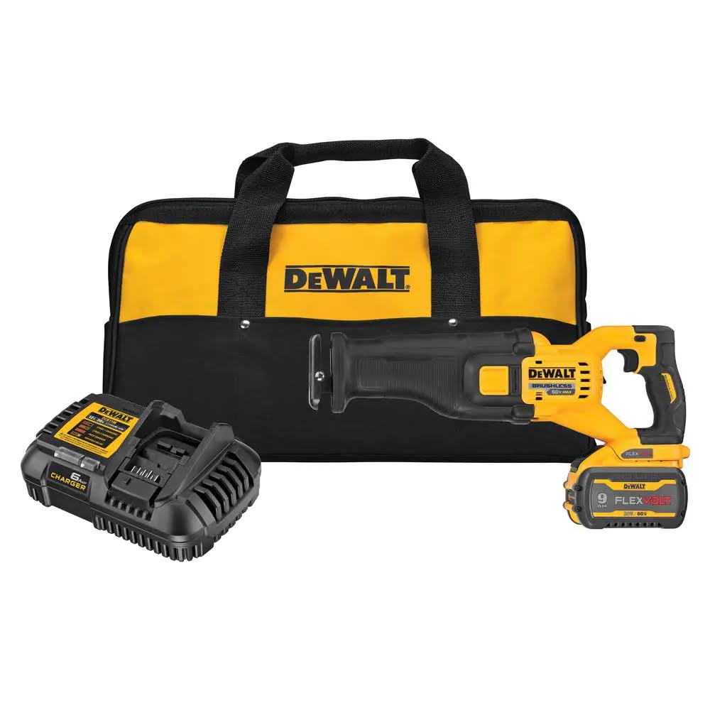 DCS389X1 VOLT 60-Volt MAX Cordless Brushless Reciprocating Saw with (1) VOLT 9.0Ah Battery